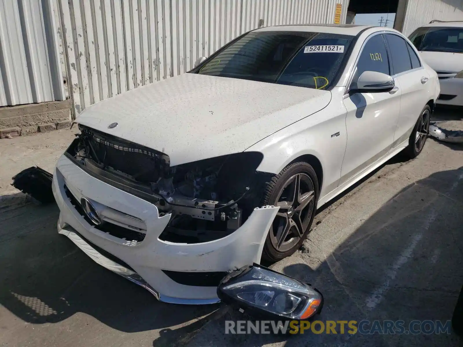 2 Photograph of a damaged car 55SWF6EB7LU330986 MERCEDES-BENZ C-CLASS 2020