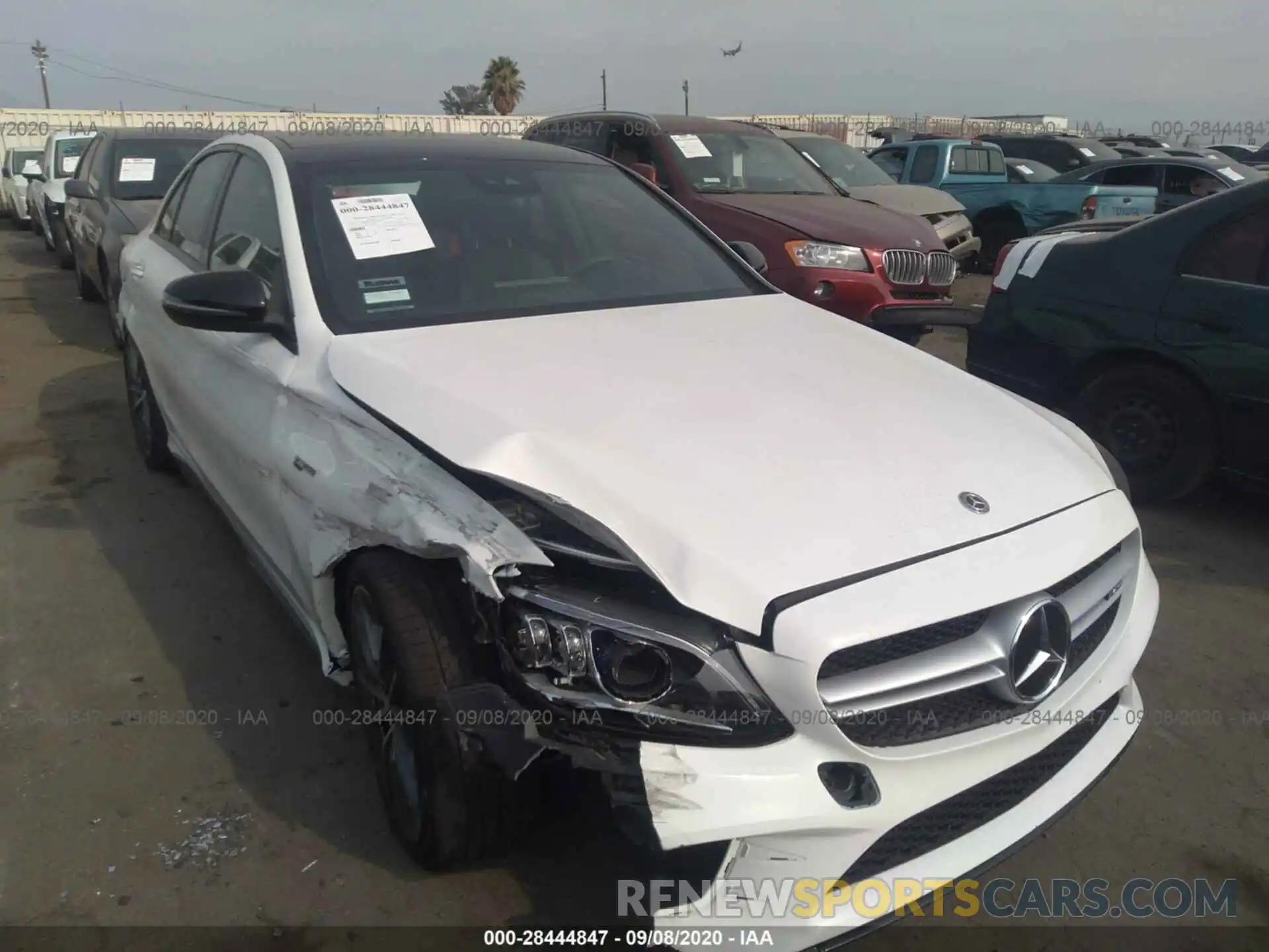 1 Photograph of a damaged car 55SWF6EB8LU331855 MERCEDES-BENZ C-CLASS 2020