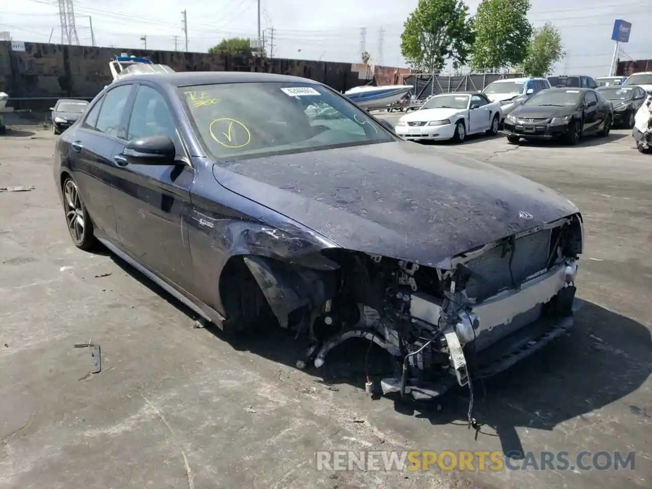 1 Photograph of a damaged car 55SWF6EB8LU334061 MERCEDES-BENZ C-CLASS 2020