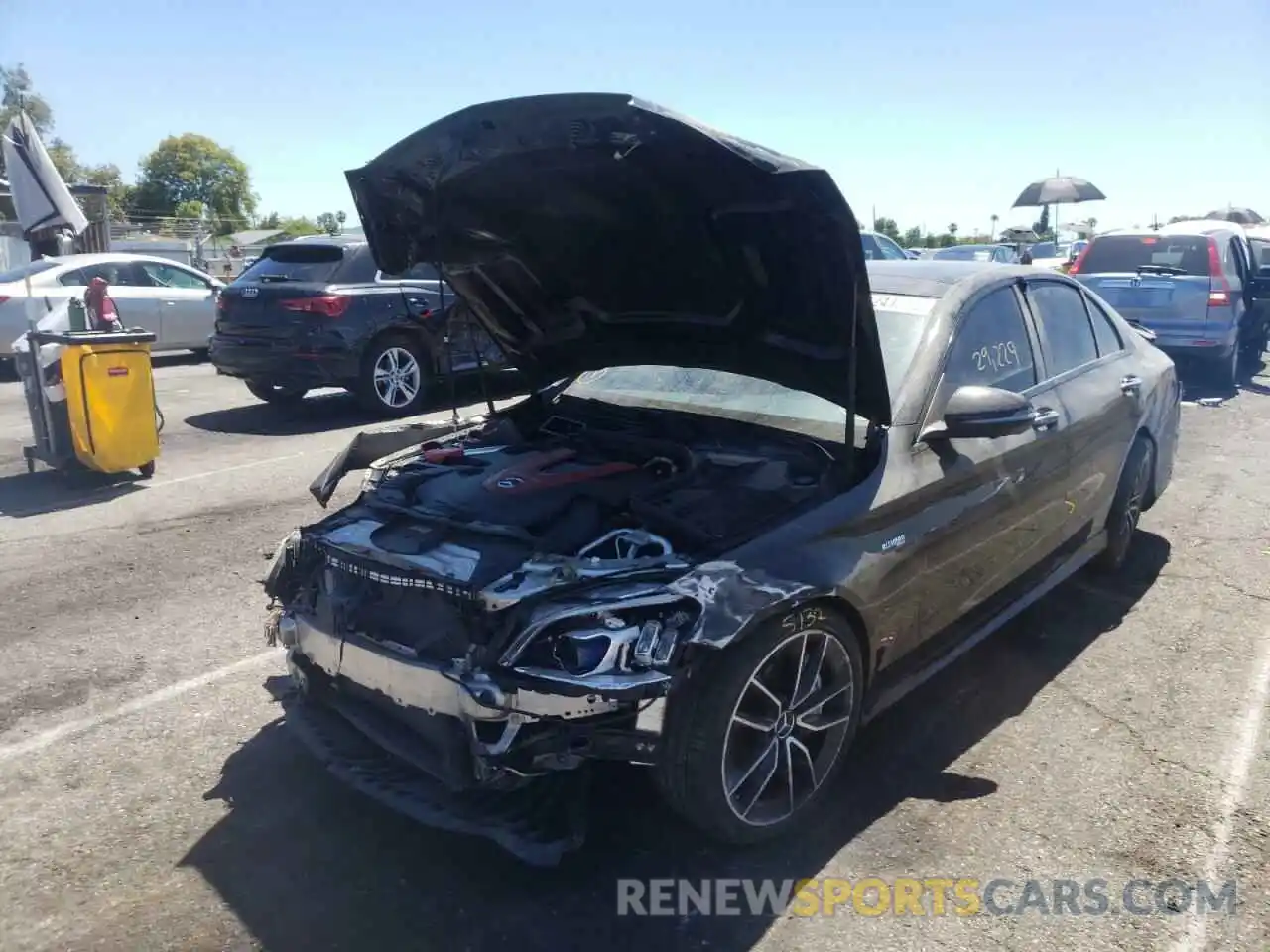 2 Photograph of a damaged car 55SWF6EB9LU324994 MERCEDES-BENZ C-CLASS 2020