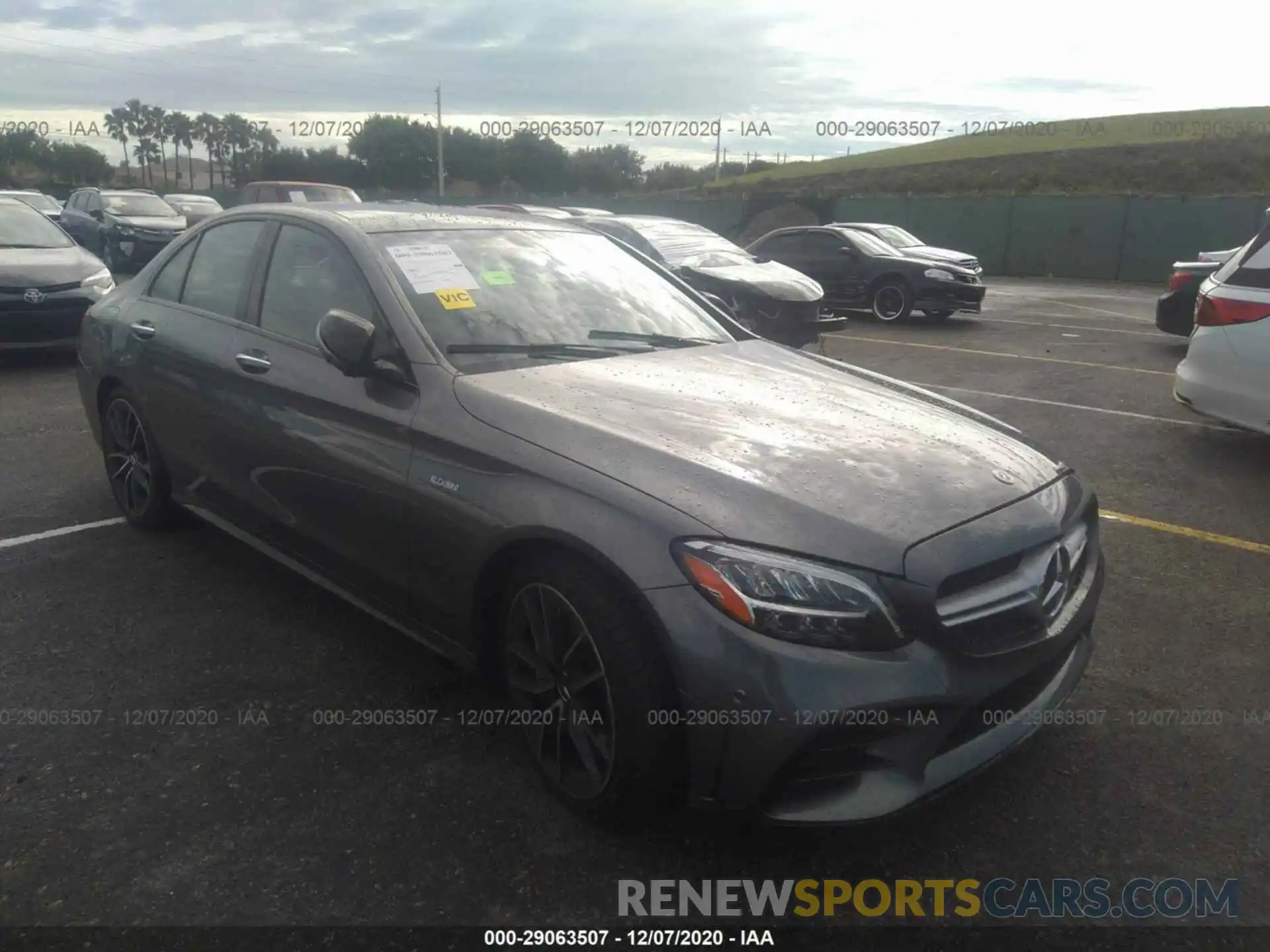 1 Photograph of a damaged car 55SWF6EB9LU329533 MERCEDES-BENZ C-CLASS 2020