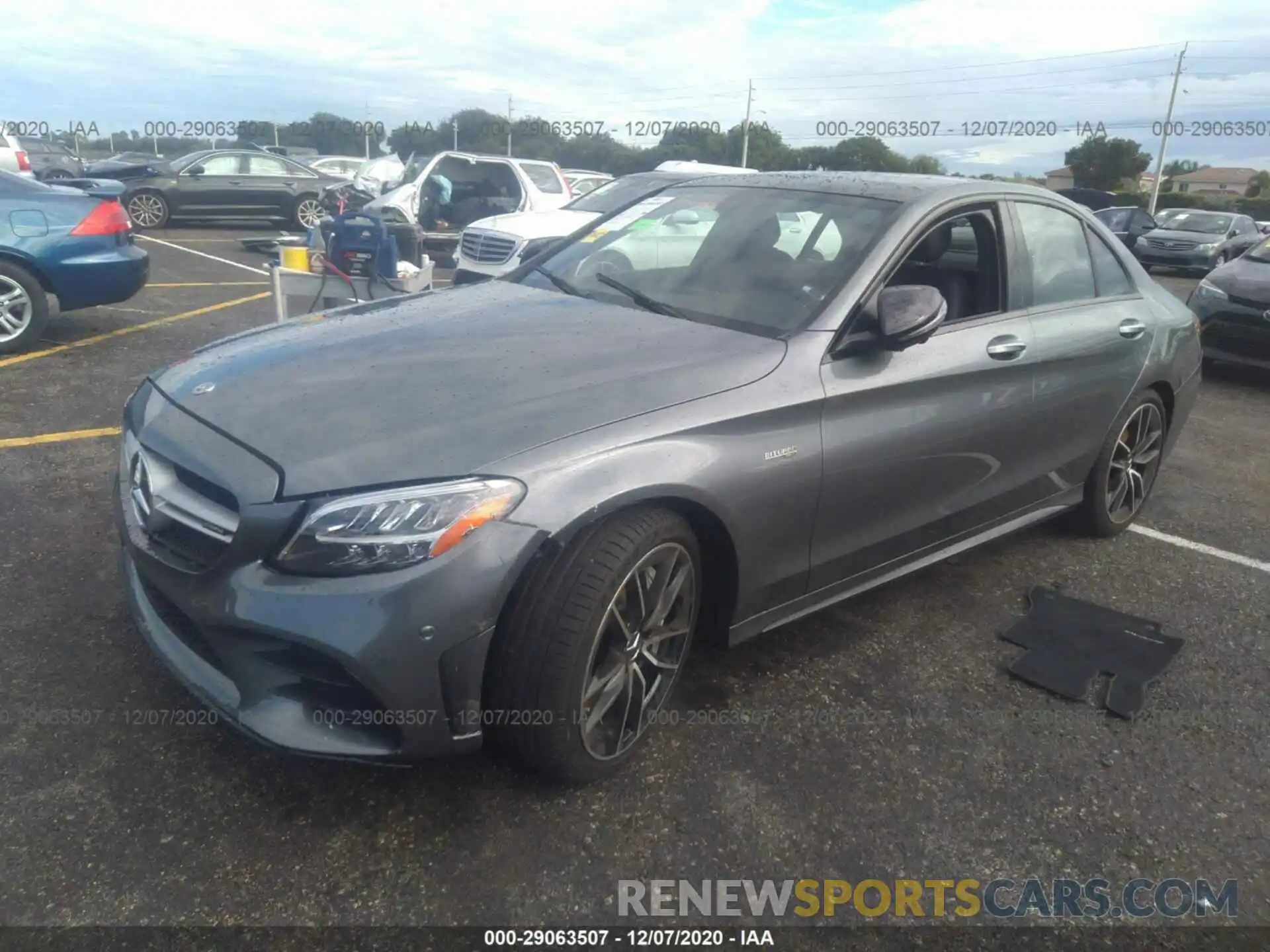 2 Photograph of a damaged car 55SWF6EB9LU329533 MERCEDES-BENZ C-CLASS 2020