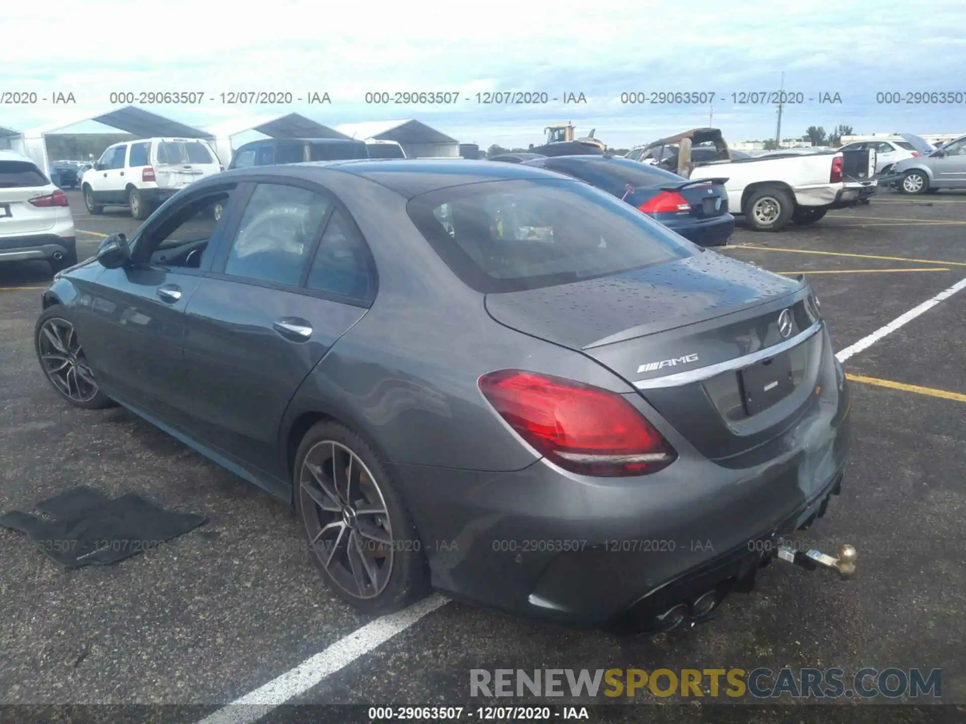 3 Photograph of a damaged car 55SWF6EB9LU329533 MERCEDES-BENZ C-CLASS 2020