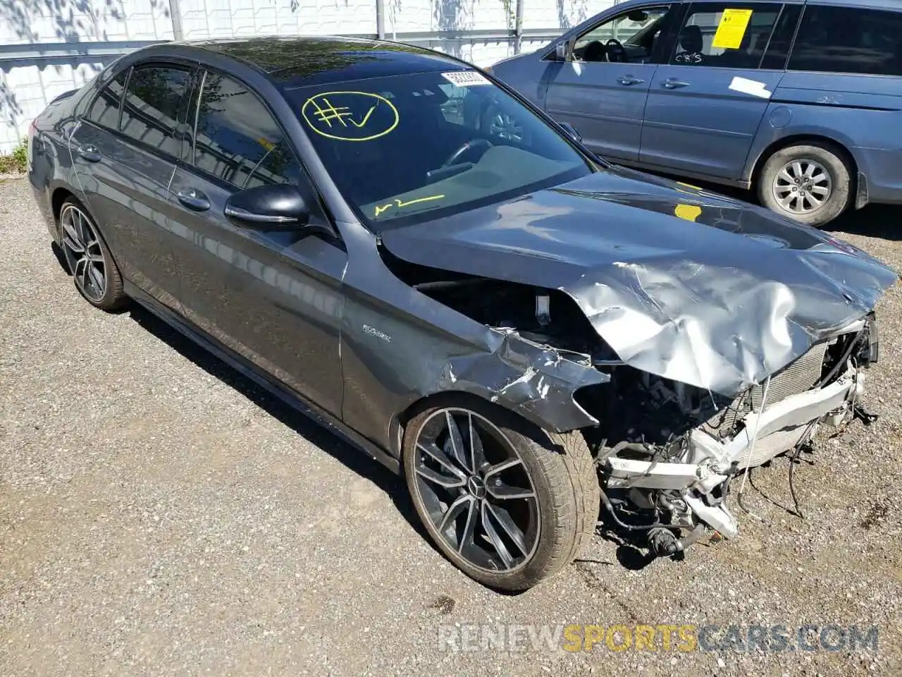 1 Photograph of a damaged car 55SWF6EB9LU330343 MERCEDES-BENZ C-CLASS 2020