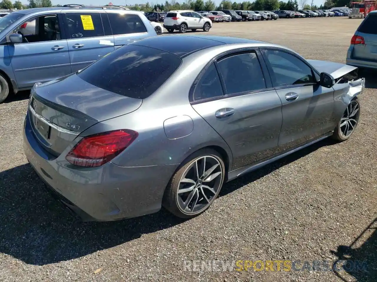 4 Photograph of a damaged car 55SWF6EB9LU330343 MERCEDES-BENZ C-CLASS 2020