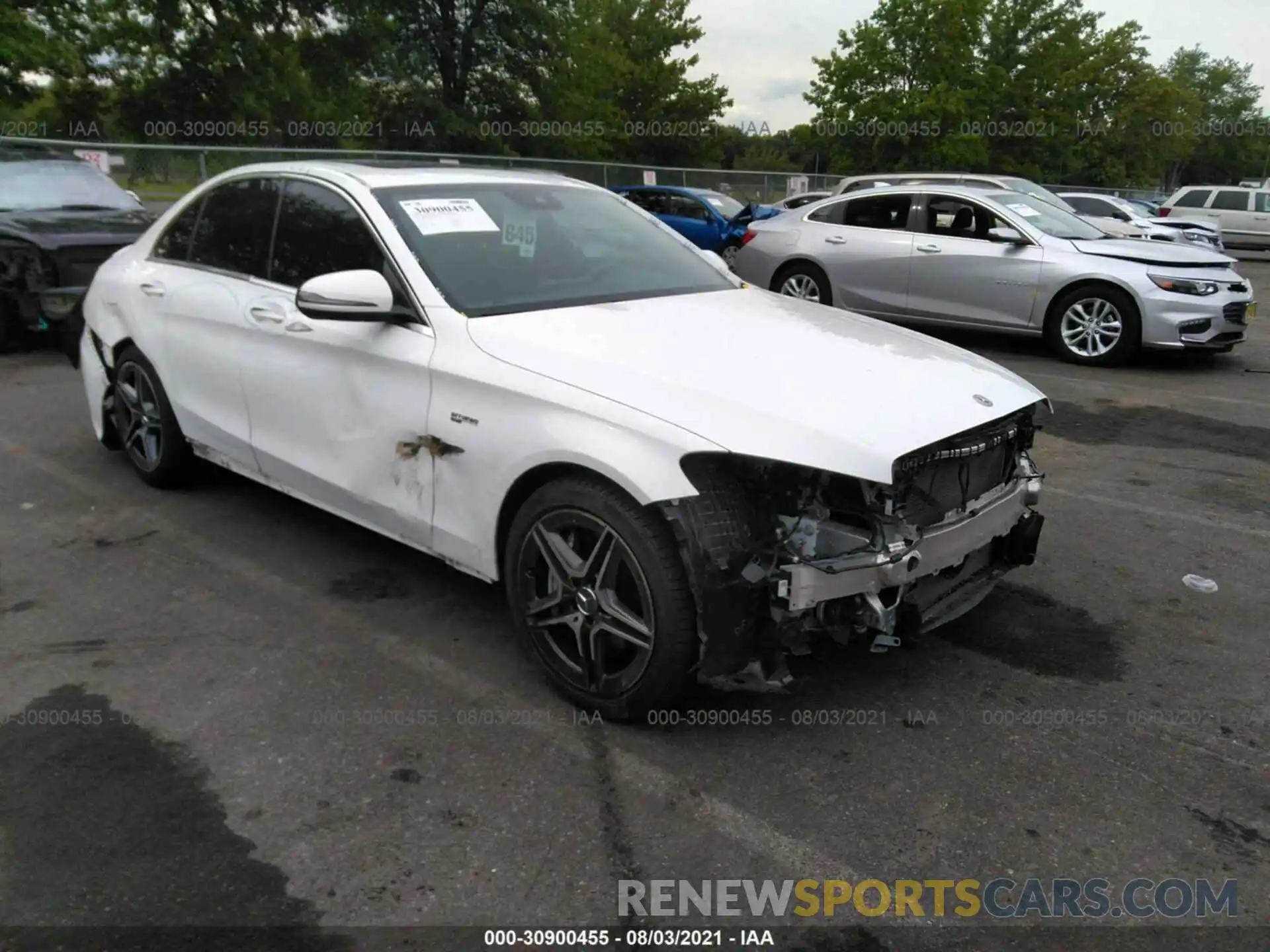 1 Photograph of a damaged car 55SWF6EB9LU330424 MERCEDES-BENZ C-CLASS 2020