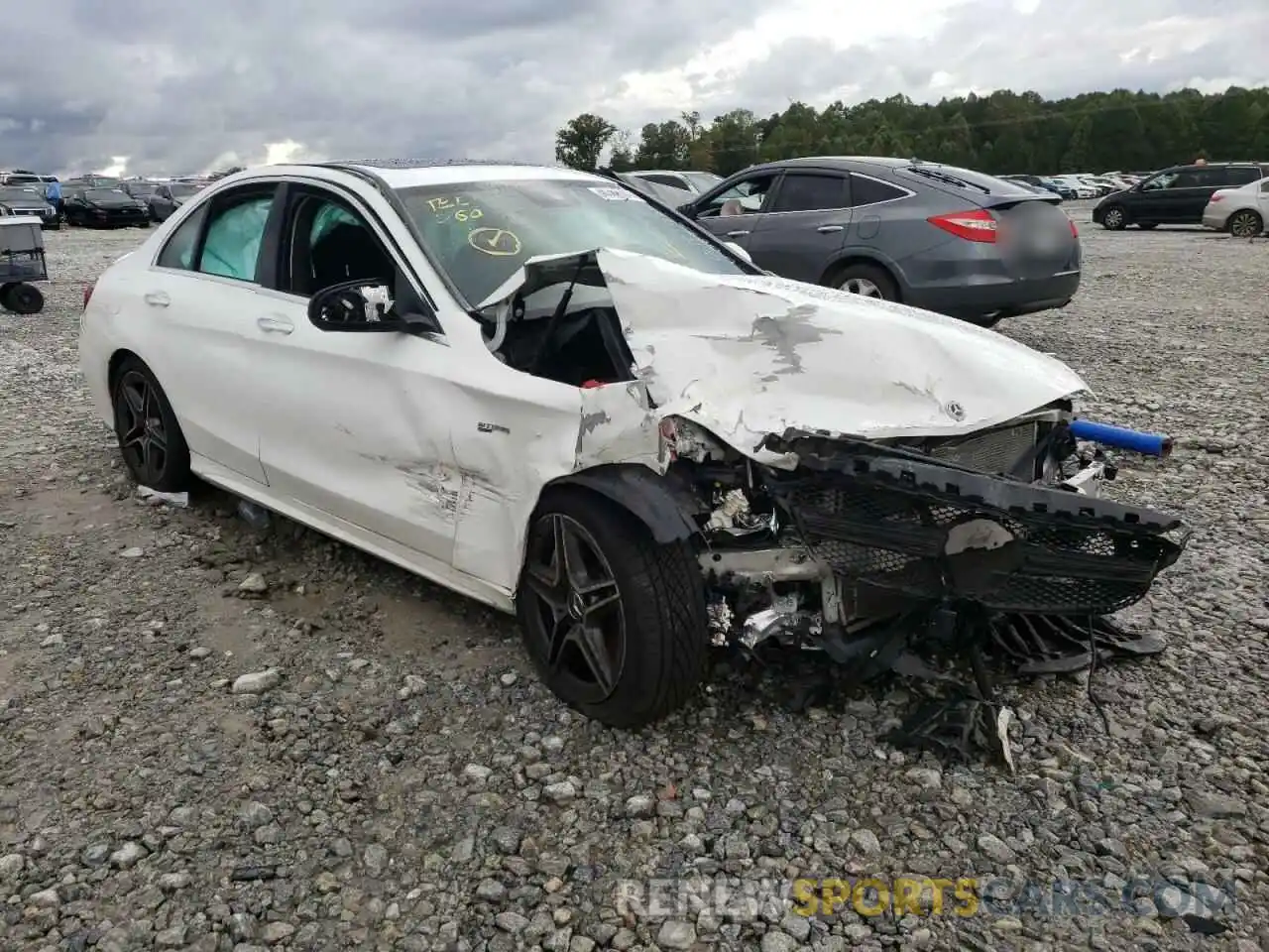 1 Photograph of a damaged car 55SWF6EB9LU330892 MERCEDES-BENZ C-CLASS 2020