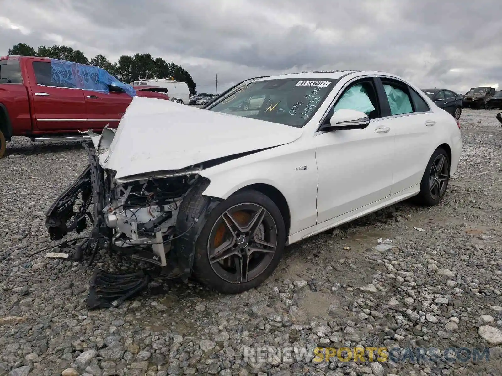 2 Photograph of a damaged car 55SWF6EB9LU330892 MERCEDES-BENZ C-CLASS 2020