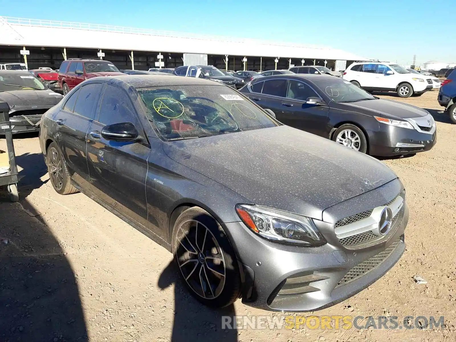 1 Photograph of a damaged car 55SWF6EBXLU330397 MERCEDES-BENZ C-CLASS 2020