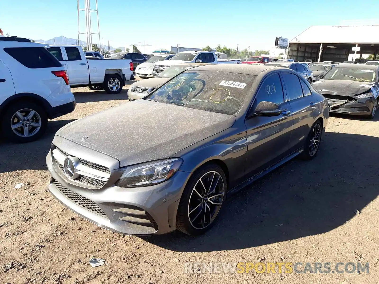 2 Photograph of a damaged car 55SWF6EBXLU330397 MERCEDES-BENZ C-CLASS 2020