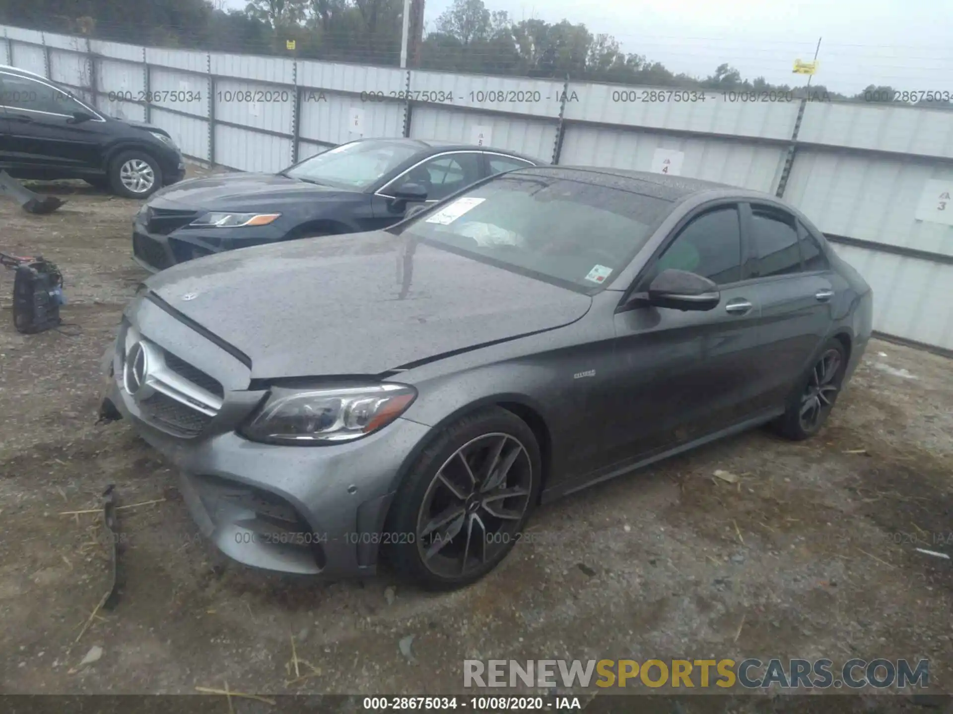 2 Photograph of a damaged car 55SWF6EBXLU333560 MERCEDES-BENZ C-CLASS 2020