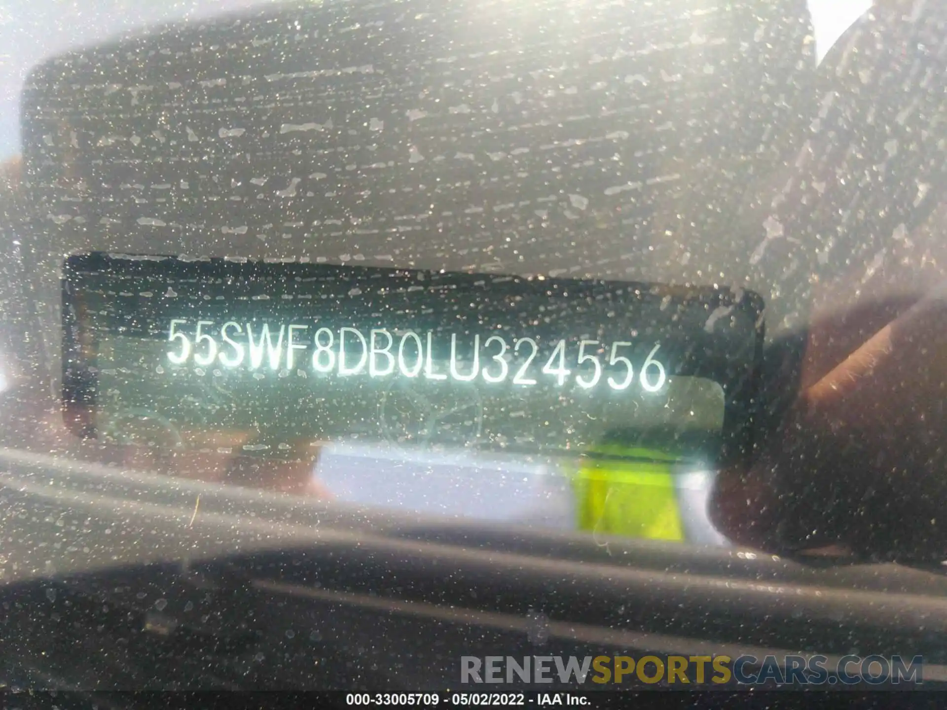 9 Photograph of a damaged car 55SWF8DB0LU324556 MERCEDES-BENZ C-CLASS 2020