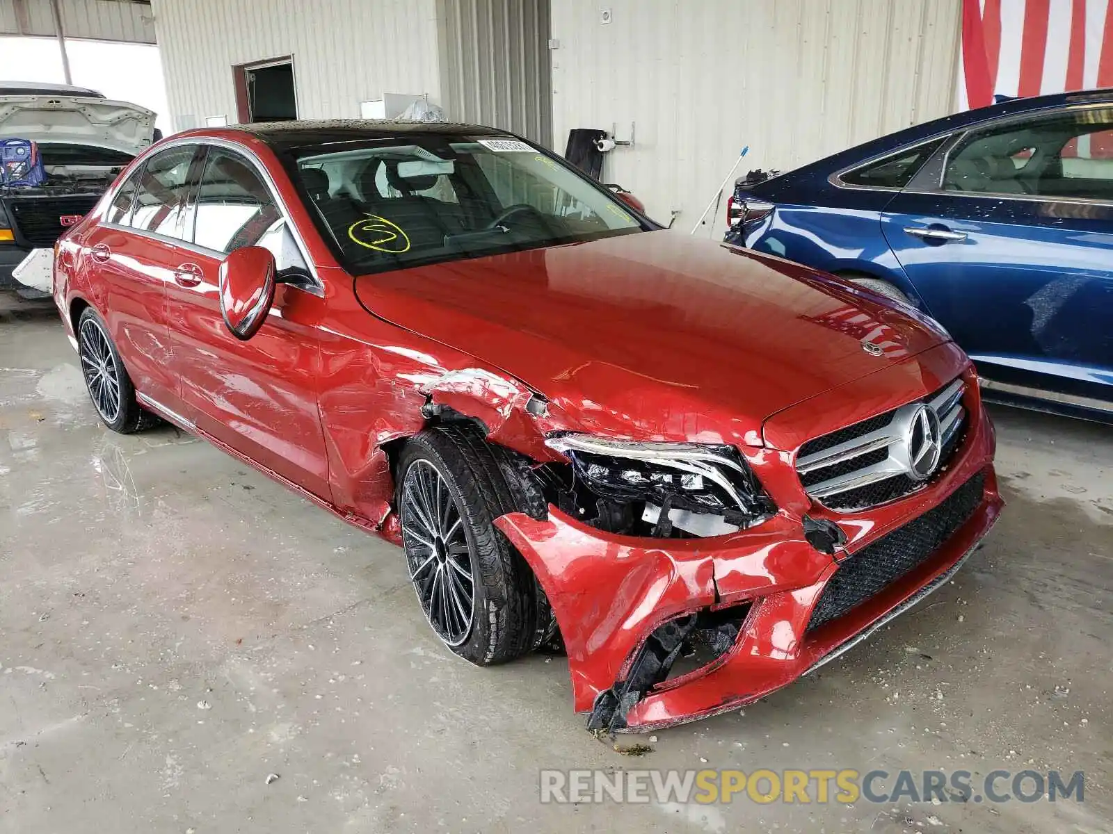 1 Photograph of a damaged car 55SWF8DB0LU324878 MERCEDES-BENZ C-CLASS 2020