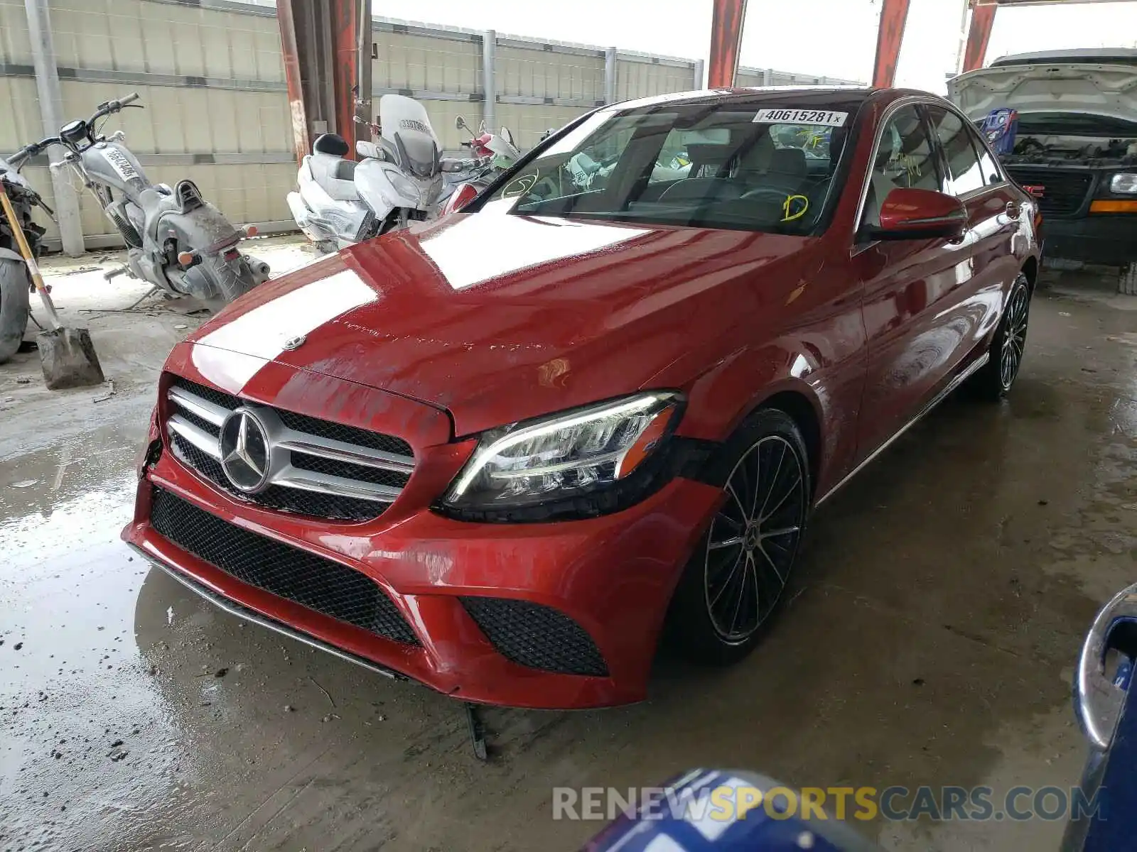 2 Photograph of a damaged car 55SWF8DB0LU324878 MERCEDES-BENZ C-CLASS 2020