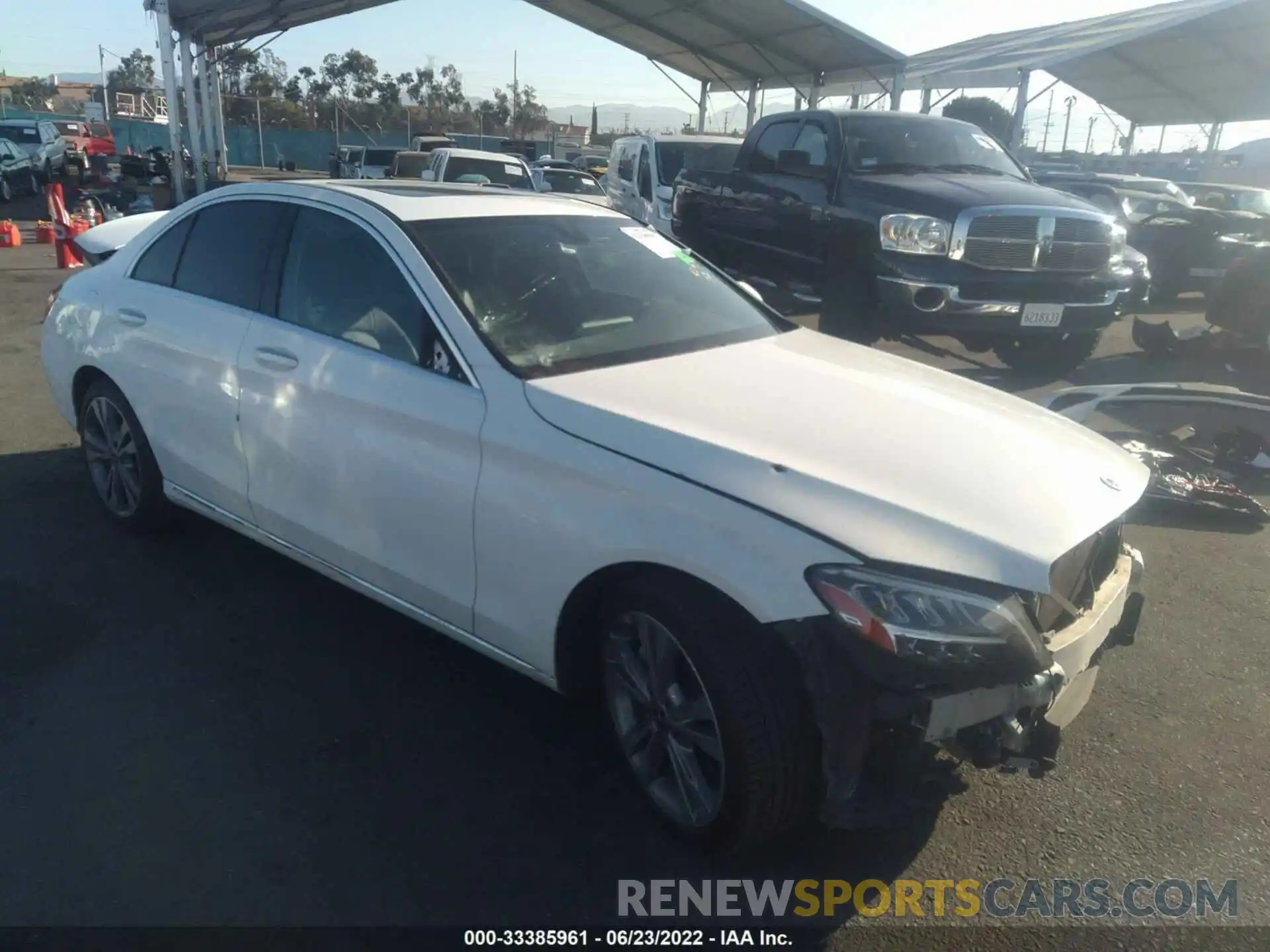 1 Photograph of a damaged car 55SWF8DB0LU325447 MERCEDES-BENZ C-CLASS 2020