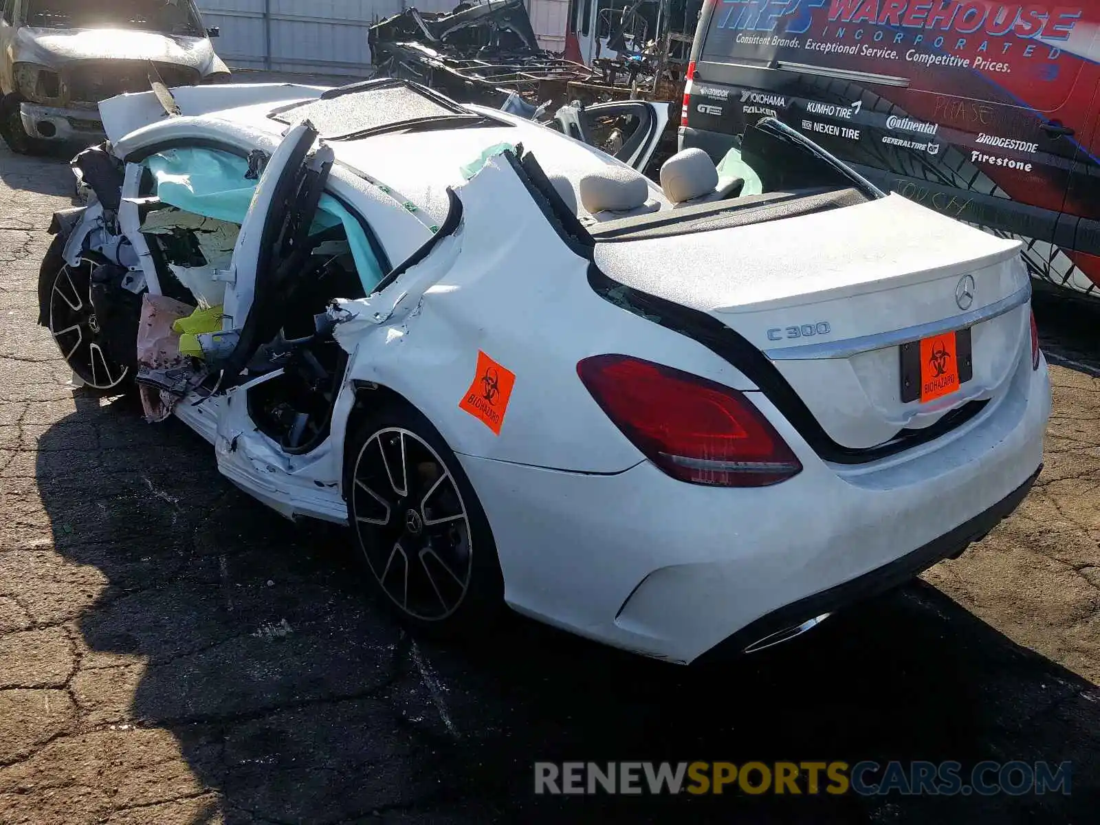 3 Photograph of a damaged car 55SWF8DB0LU326162 MERCEDES-BENZ C CLASS 2020