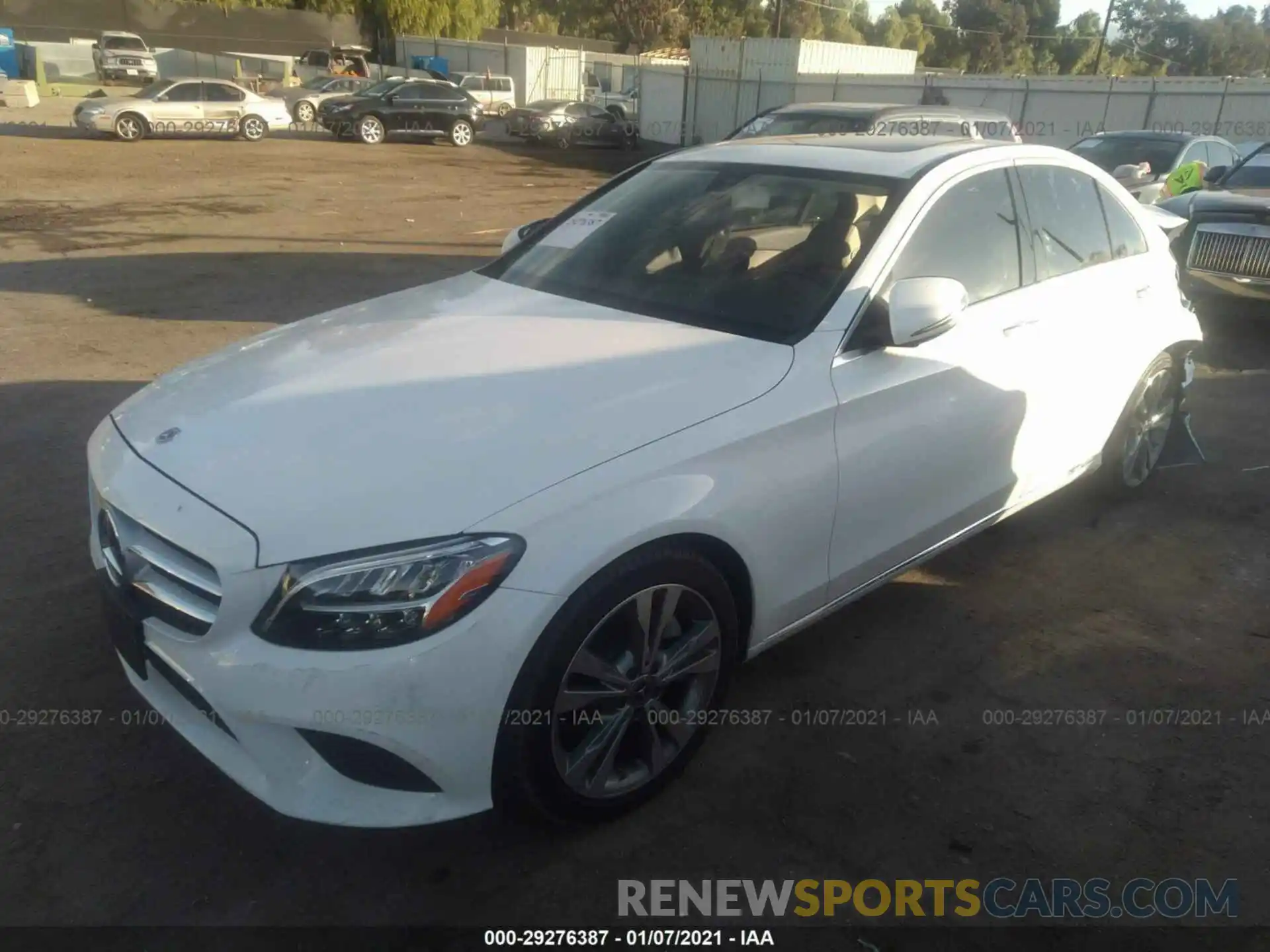 2 Photograph of a damaged car 55SWF8DB0LU328803 MERCEDES-BENZ C-CLASS 2020