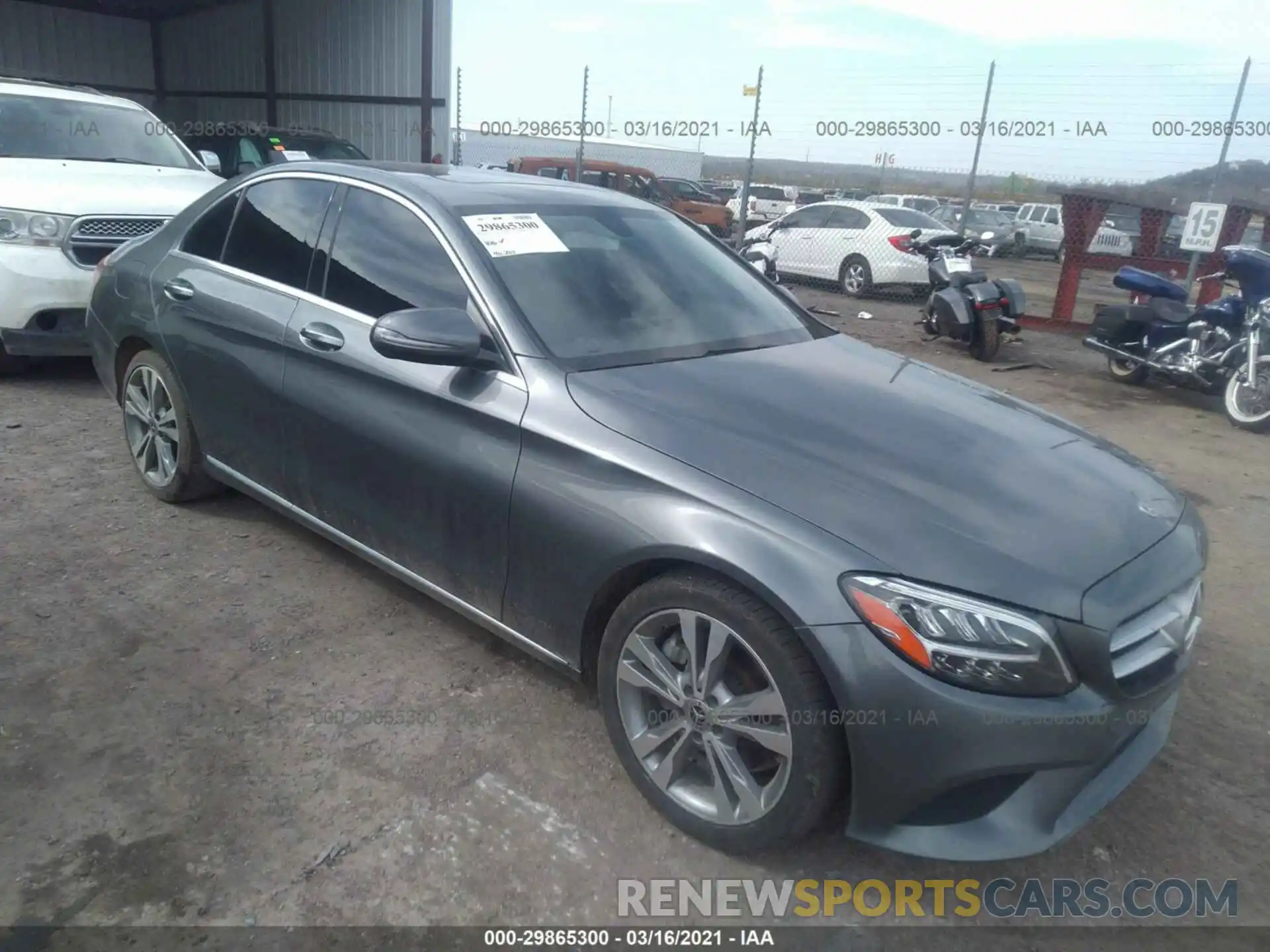 1 Photograph of a damaged car 55SWF8DB1LU324534 MERCEDES-BENZ C-CLASS 2020