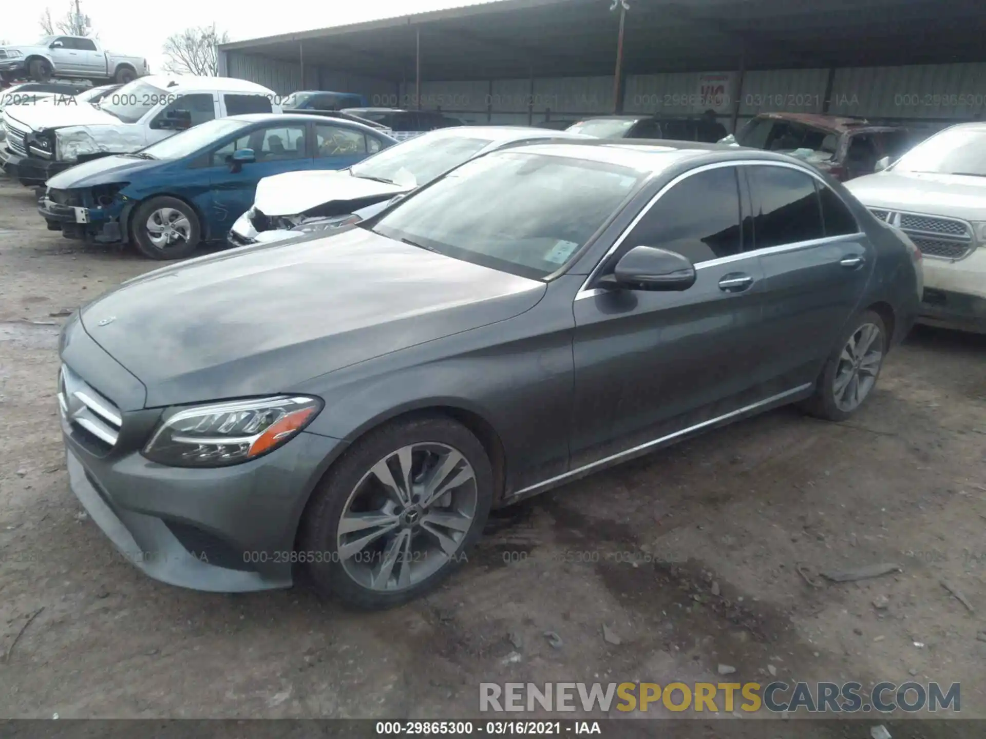 2 Photograph of a damaged car 55SWF8DB1LU324534 MERCEDES-BENZ C-CLASS 2020