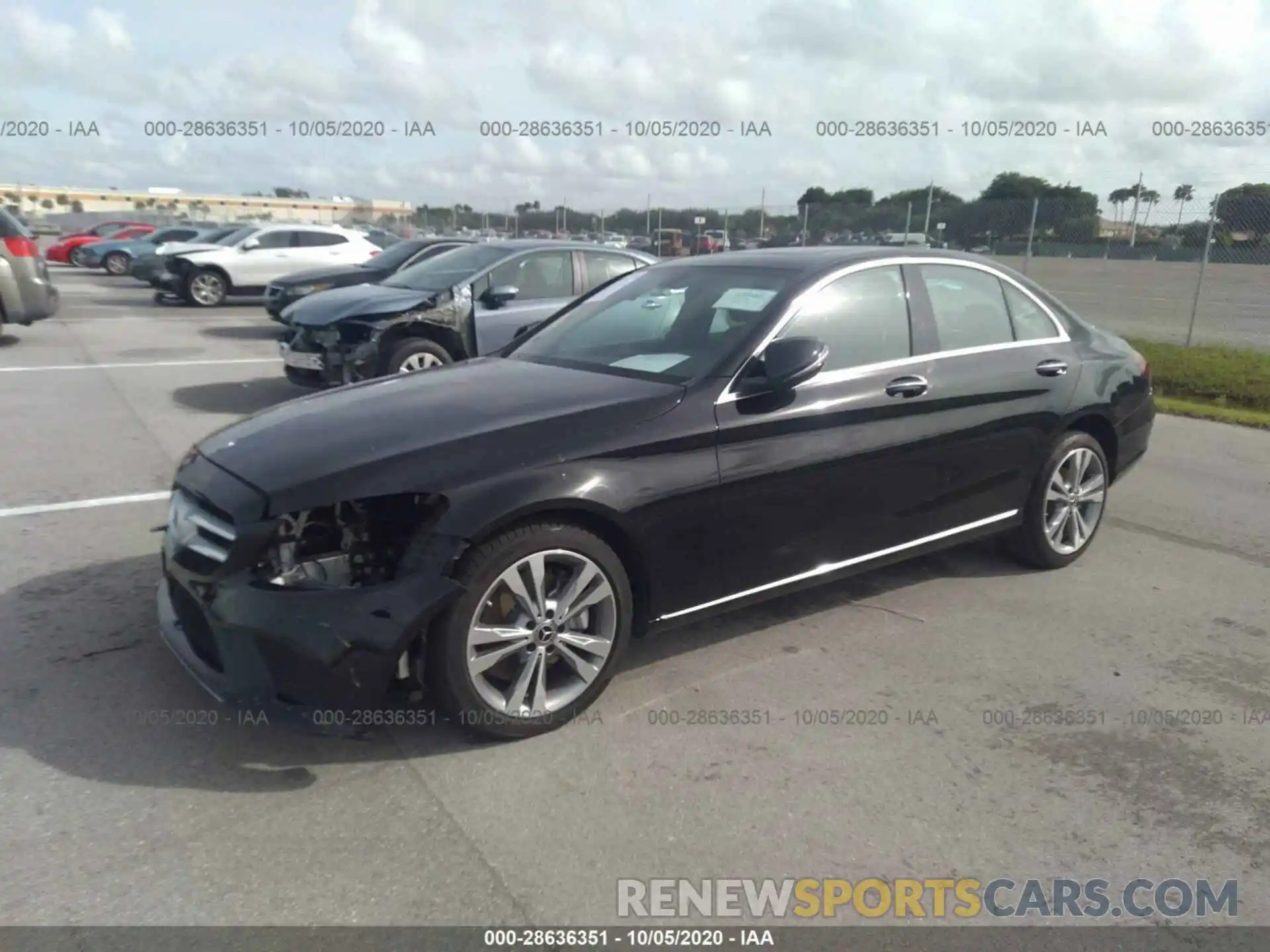 2 Photograph of a damaged car 55SWF8DB1LU324890 MERCEDES-BENZ C-CLASS 2020