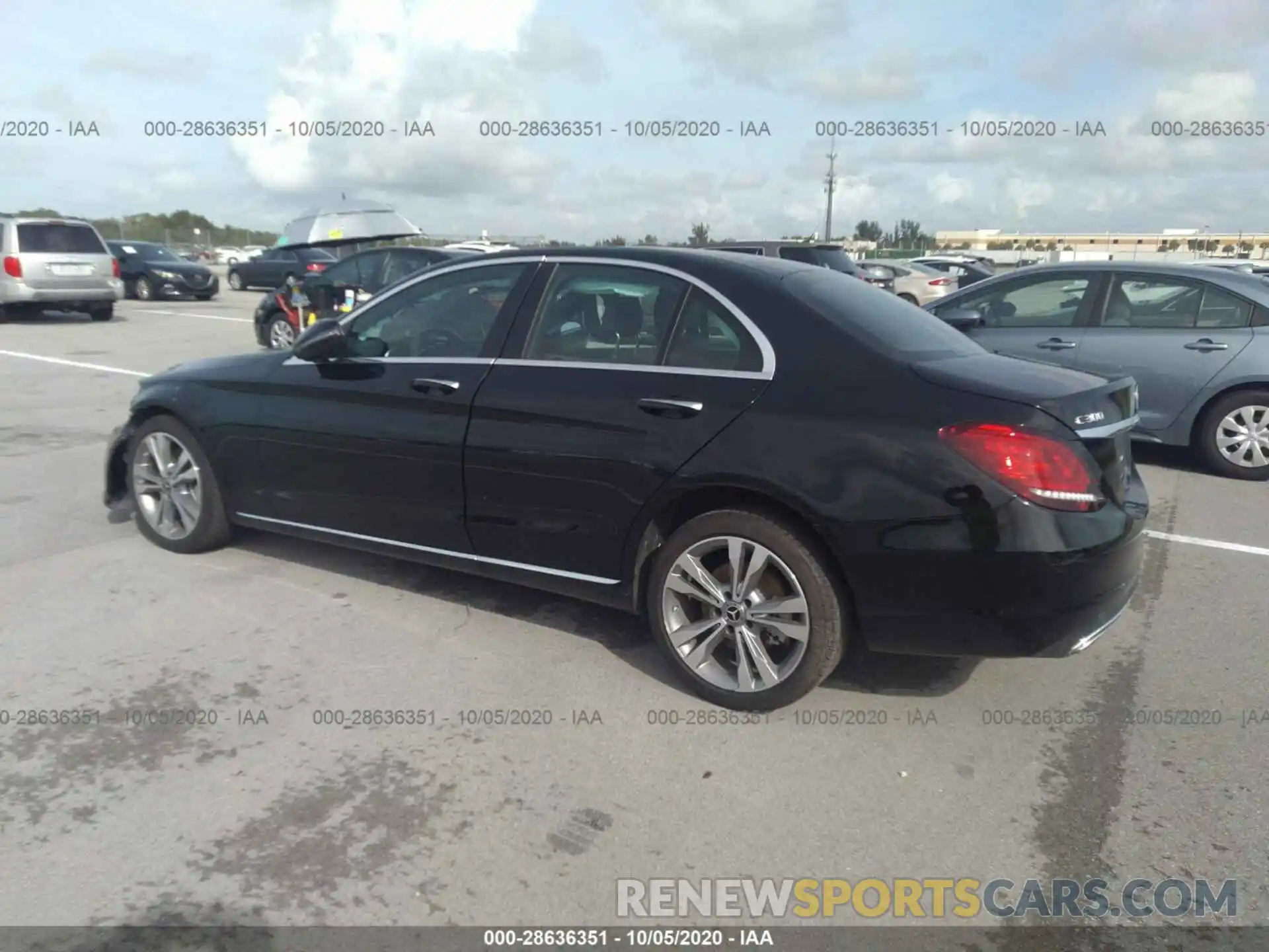 3 Photograph of a damaged car 55SWF8DB1LU324890 MERCEDES-BENZ C-CLASS 2020