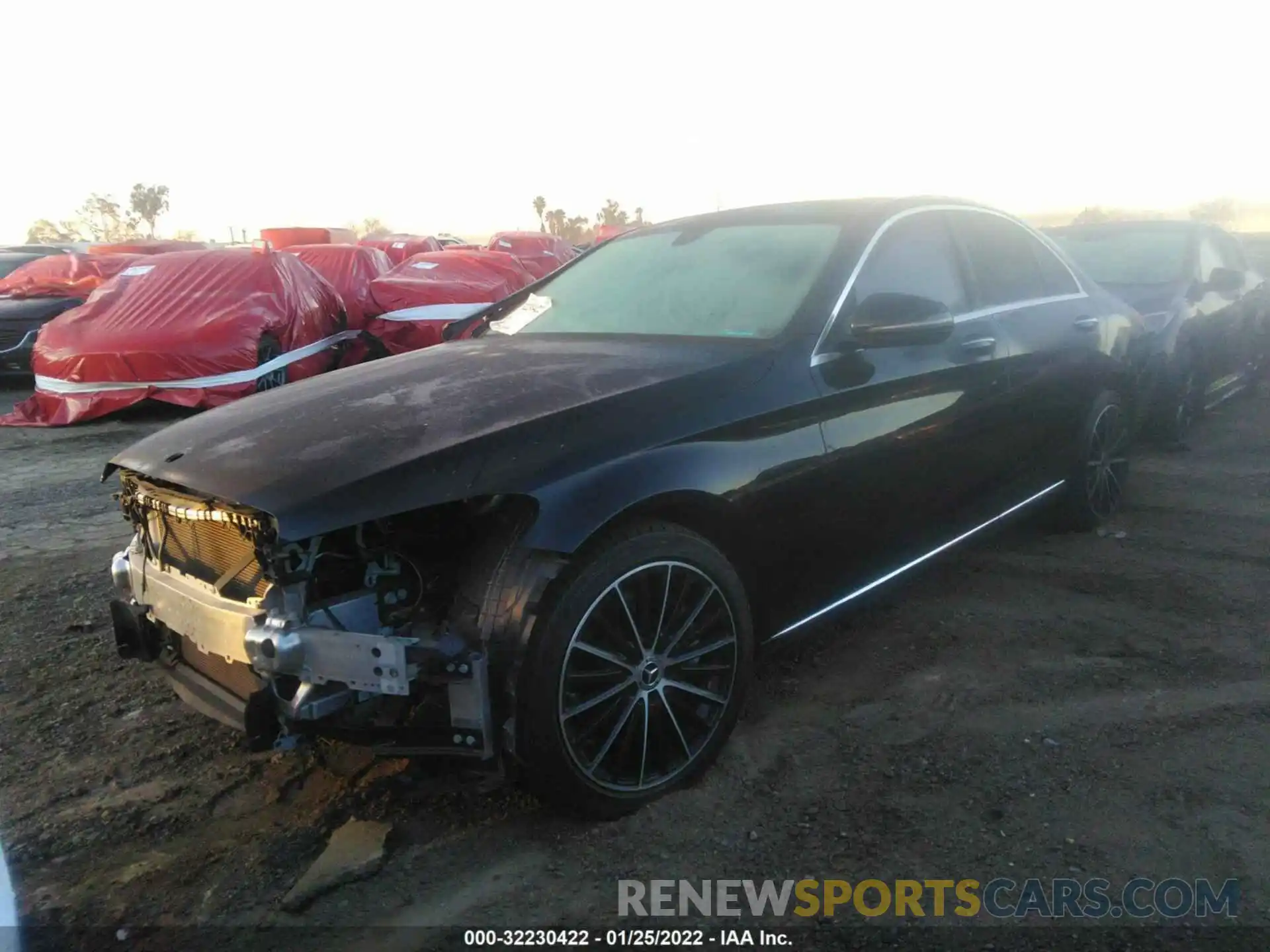 2 Photograph of a damaged car 55SWF8DB1LU325151 MERCEDES-BENZ C-CLASS 2020