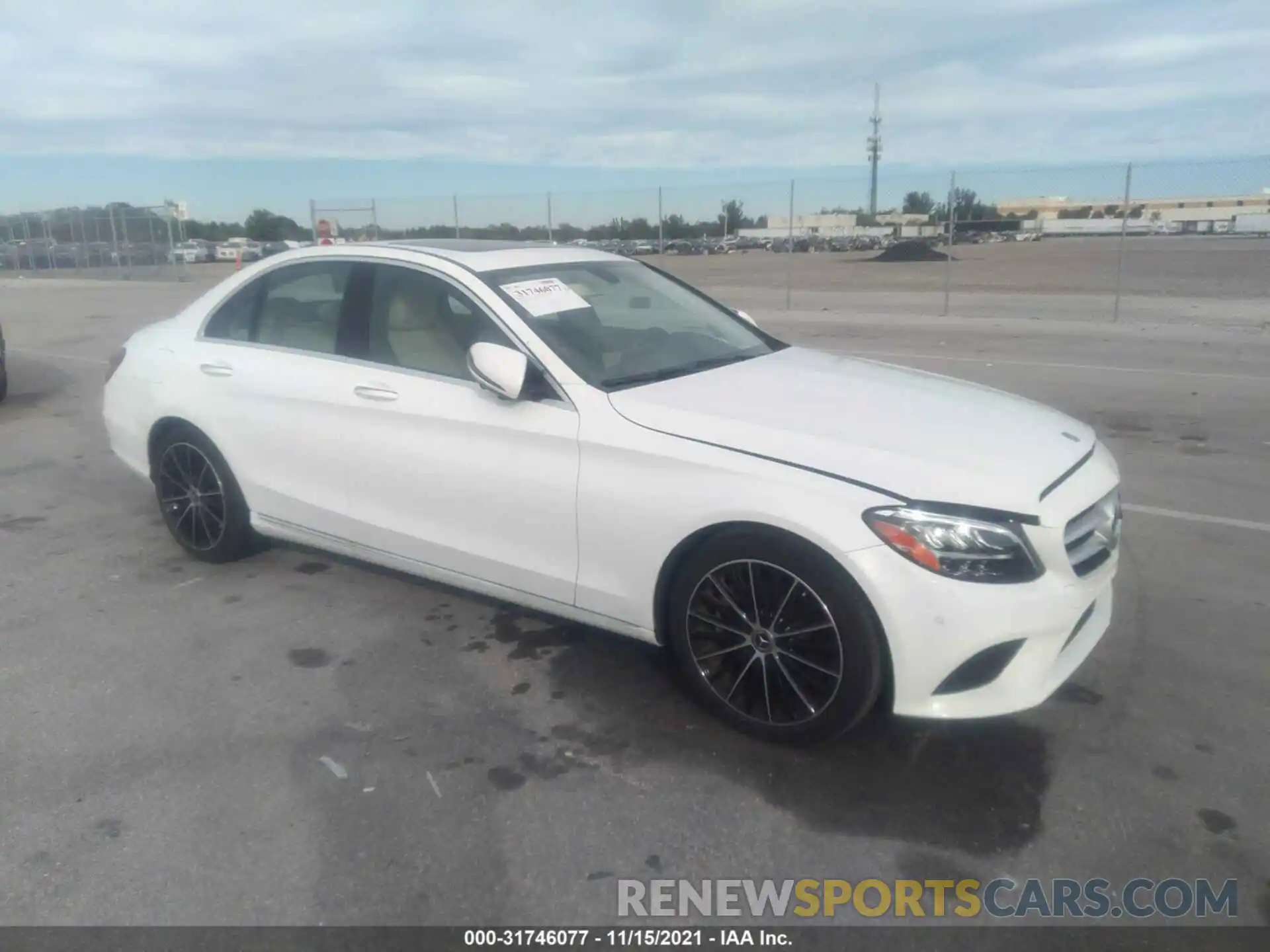 1 Photograph of a damaged car 55SWF8DB1LU329619 MERCEDES-BENZ C-CLASS 2020