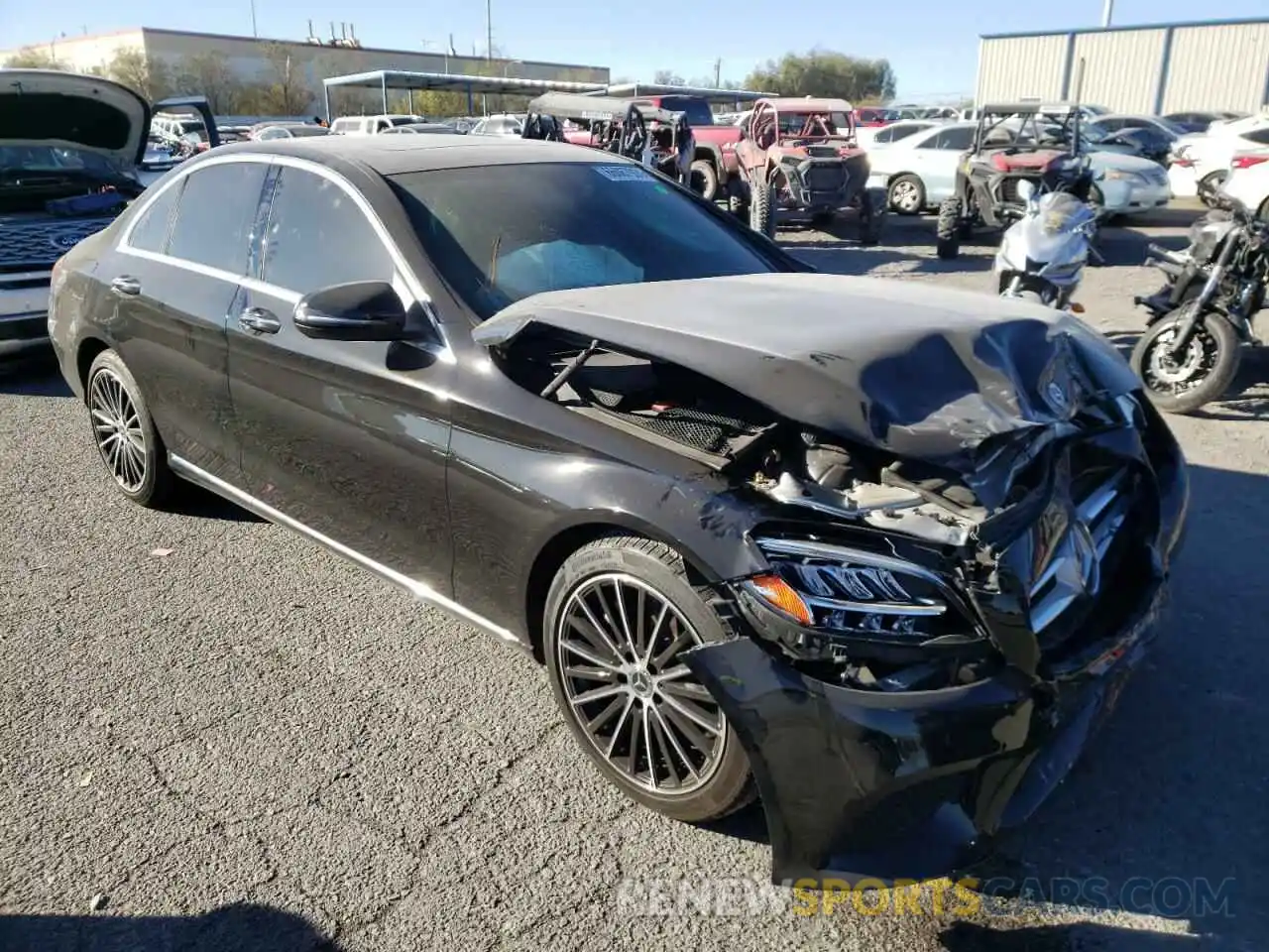 1 Photograph of a damaged car 55SWF8DB1LU332827 MERCEDES-BENZ C-CLASS 2020