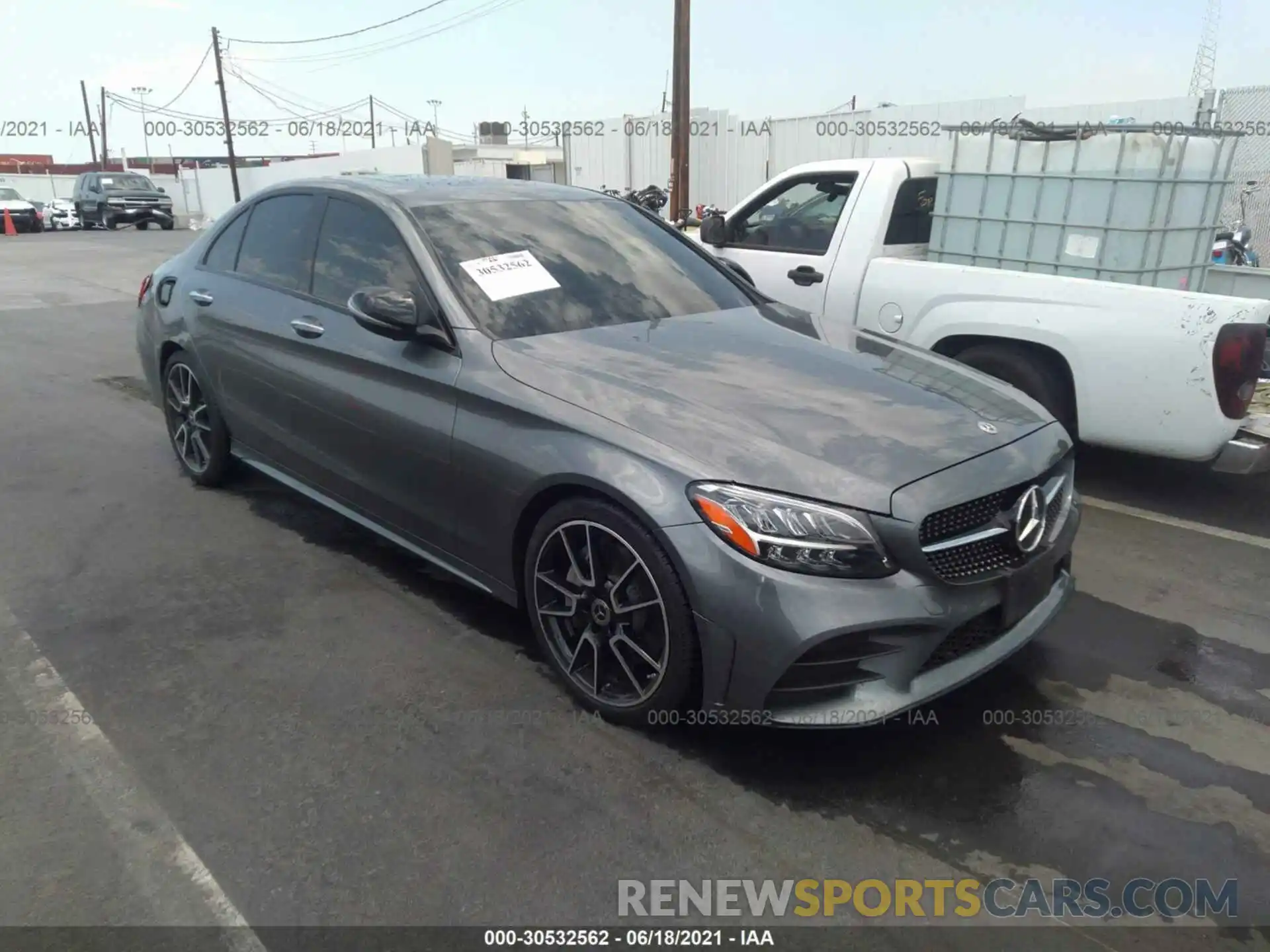 1 Photograph of a damaged car 55SWF8DB1LU332973 MERCEDES-BENZ C-CLASS 2020