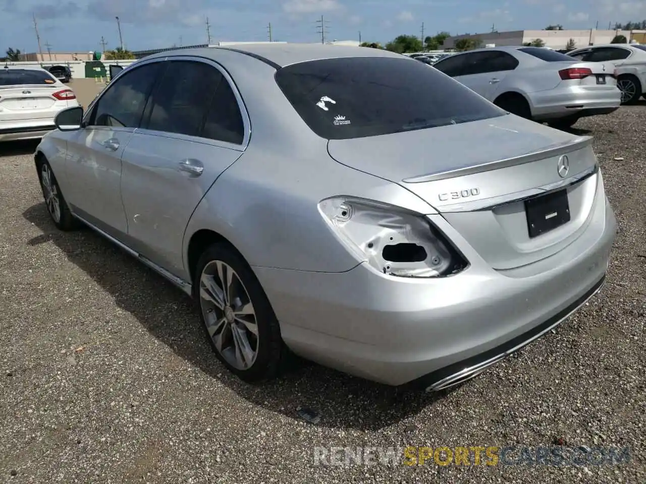 3 Photograph of a damaged car 55SWF8DB1LU333458 MERCEDES-BENZ C-CLASS 2020