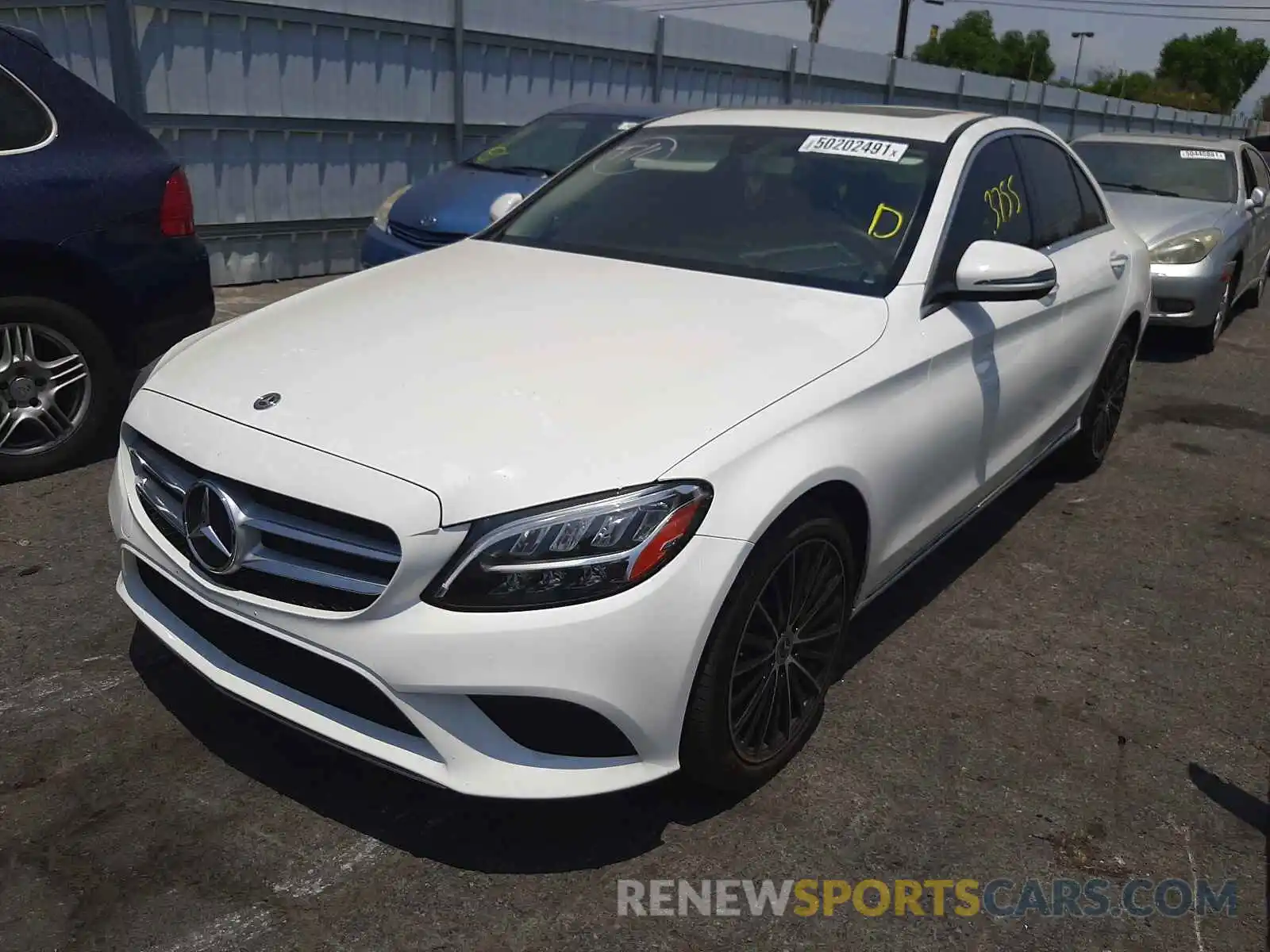 2 Photograph of a damaged car 55SWF8DB2LU325773 MERCEDES-BENZ C-CLASS 2020