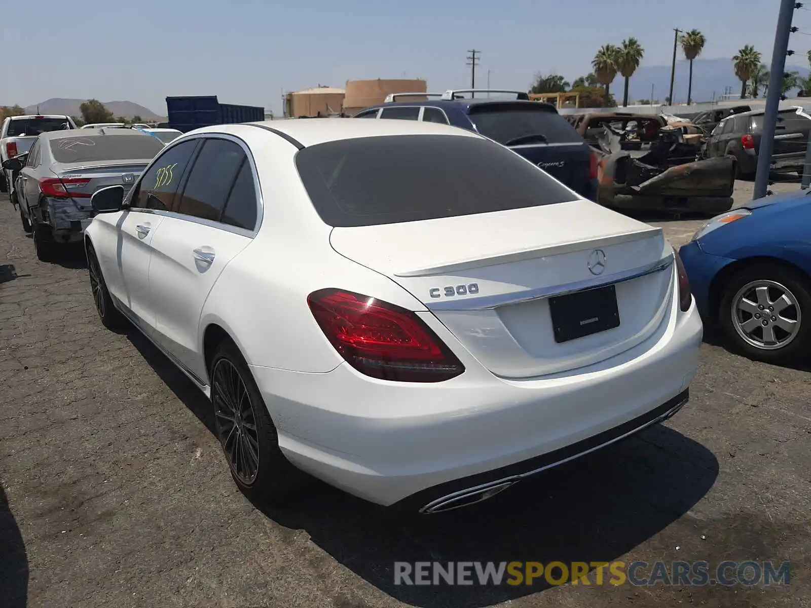 3 Photograph of a damaged car 55SWF8DB2LU325773 MERCEDES-BENZ C-CLASS 2020