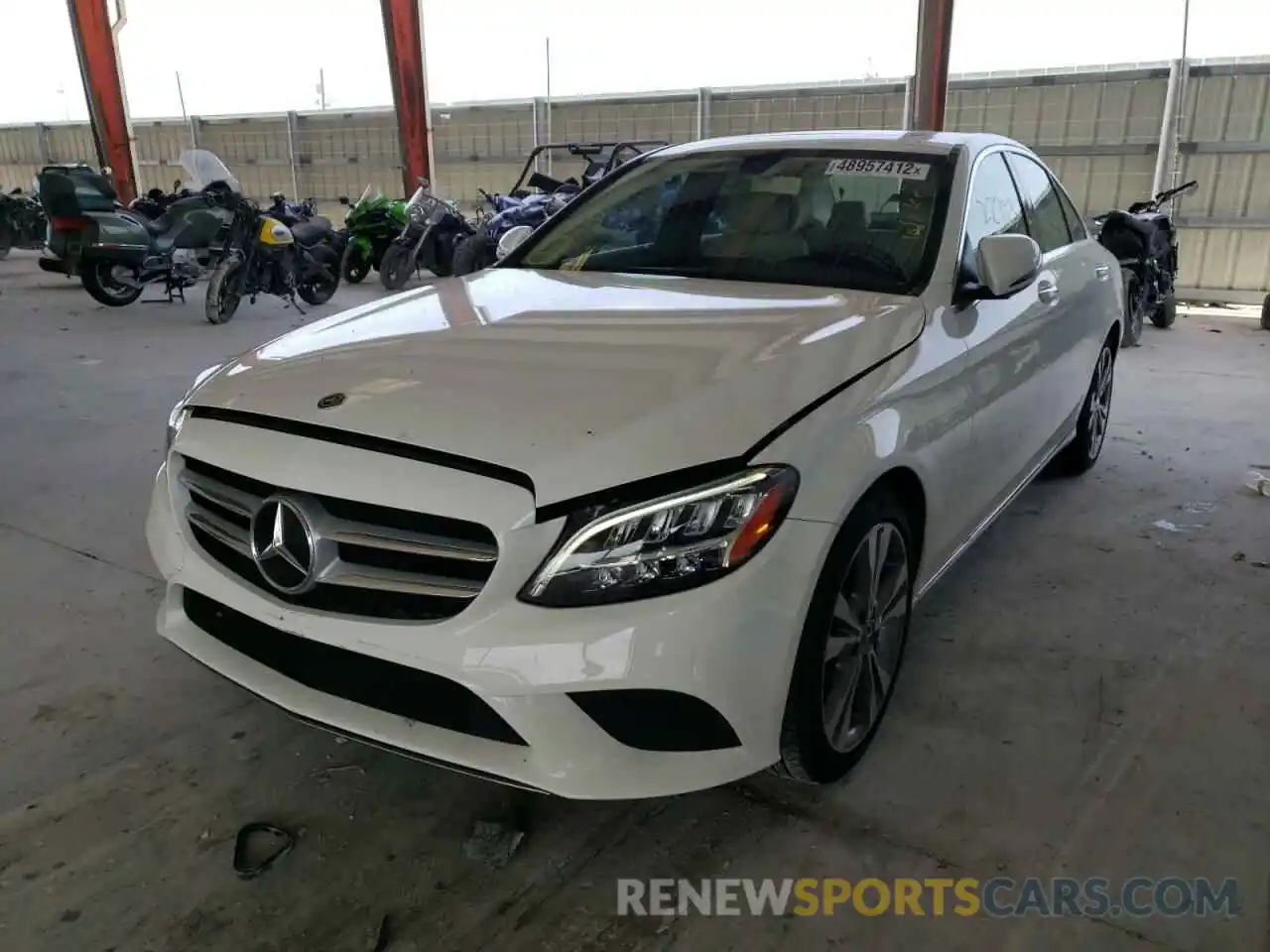 2 Photograph of a damaged car 55SWF8DB2LU326048 MERCEDES-BENZ C-CLASS 2020