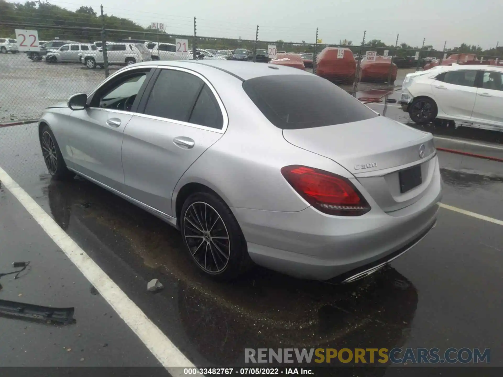 3 Photograph of a damaged car 55SWF8DB2LU327779 MERCEDES-BENZ C-CLASS 2020