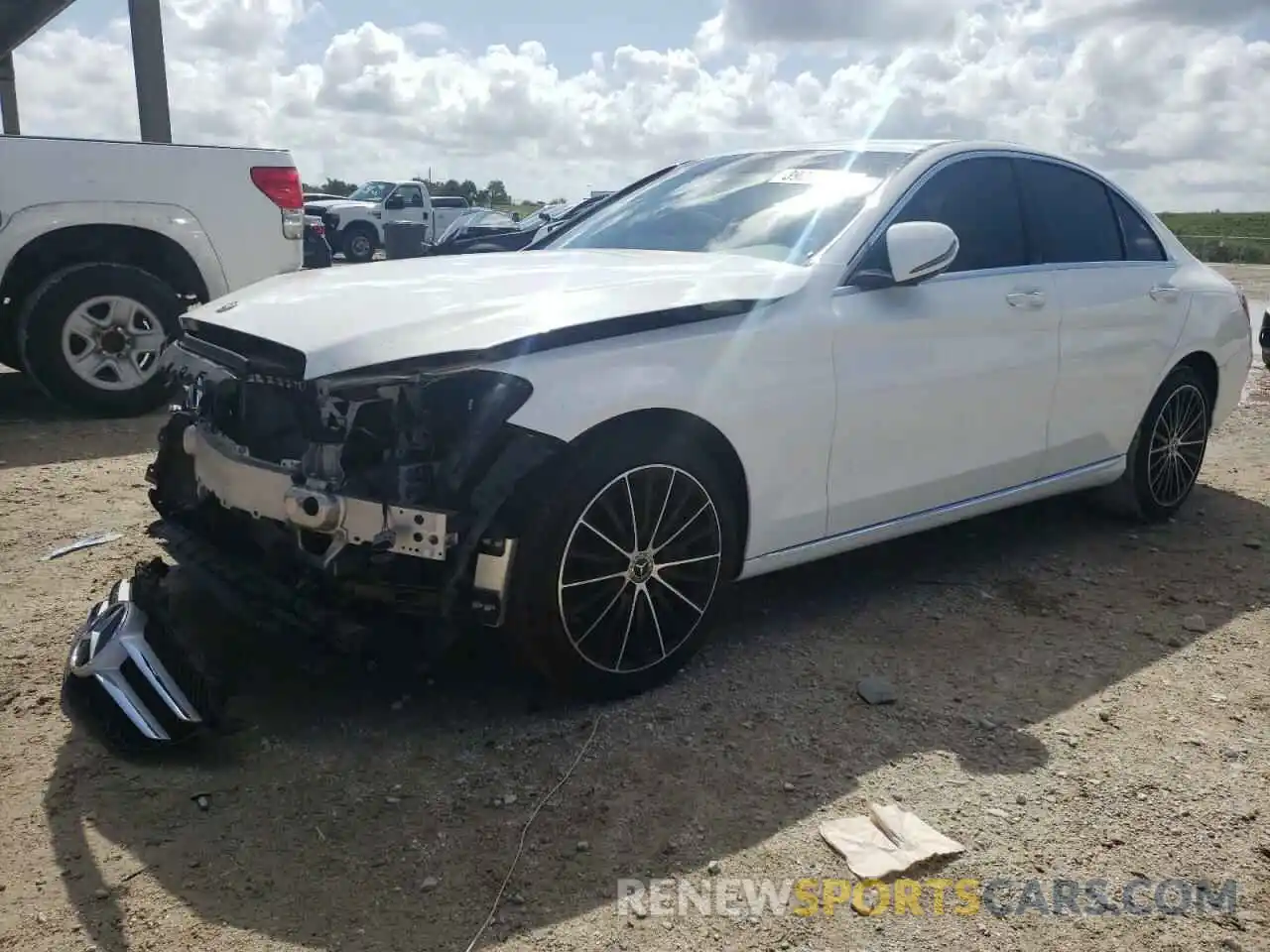 2 Photograph of a damaged car 55SWF8DB2LU329094 MERCEDES-BENZ C-CLASS 2020