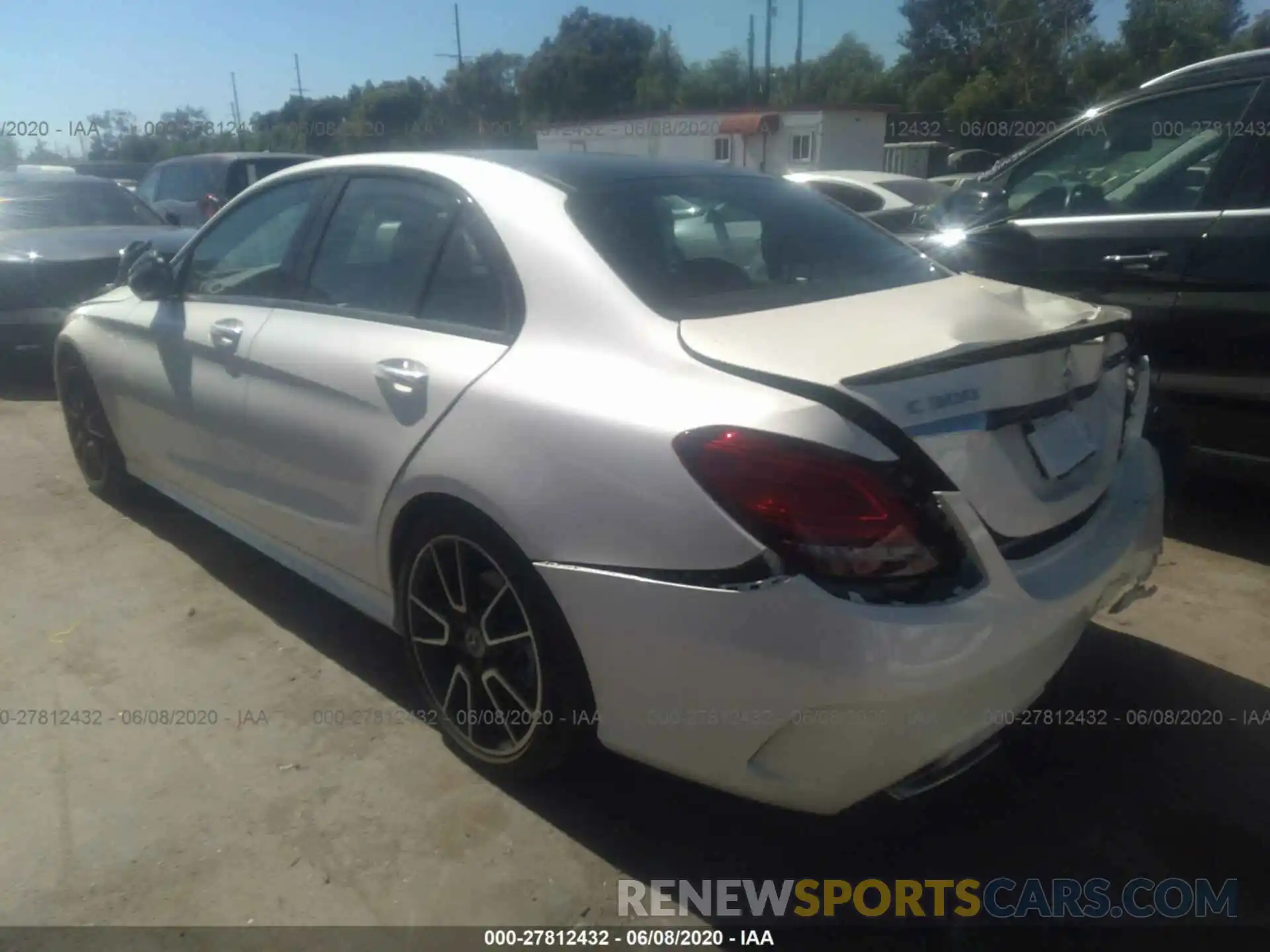 3 Photograph of a damaged car 55SWF8DB3LU323594 MERCEDES-BENZ C-CLASS 2020