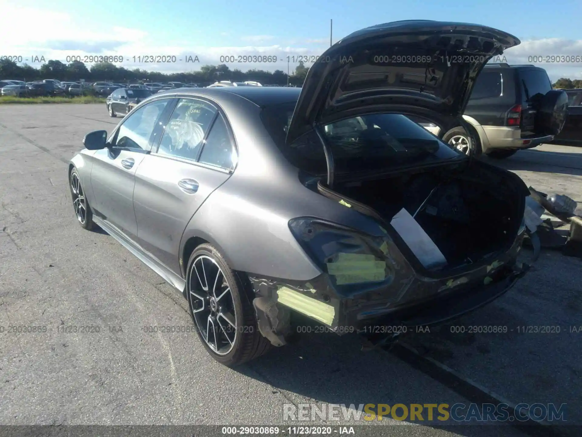 3 Photograph of a damaged car 55SWF8DB3LU323840 MERCEDES-BENZ C-CLASS 2020