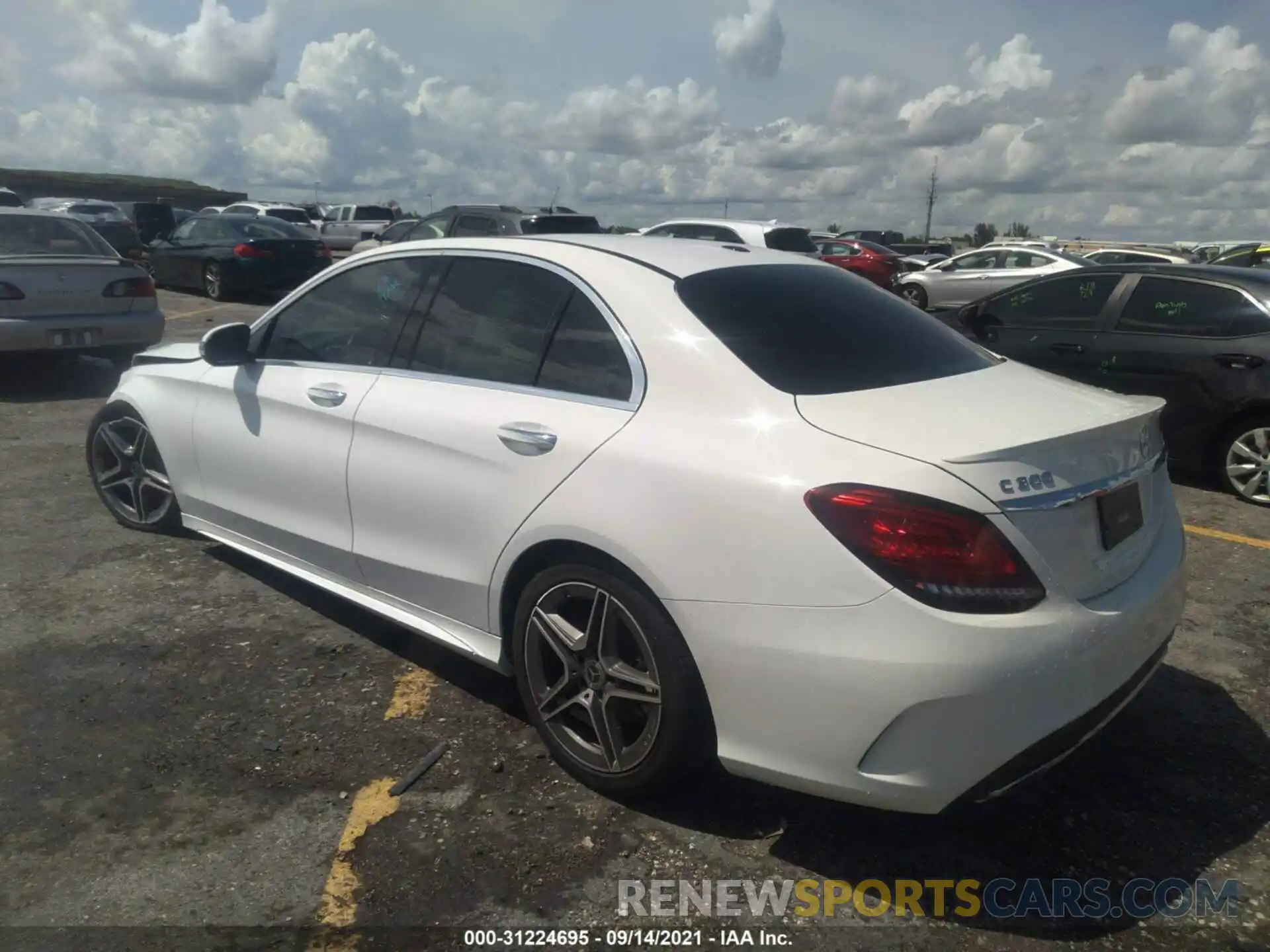 3 Photograph of a damaged car 55SWF8DB3LU323966 MERCEDES-BENZ C-CLASS 2020