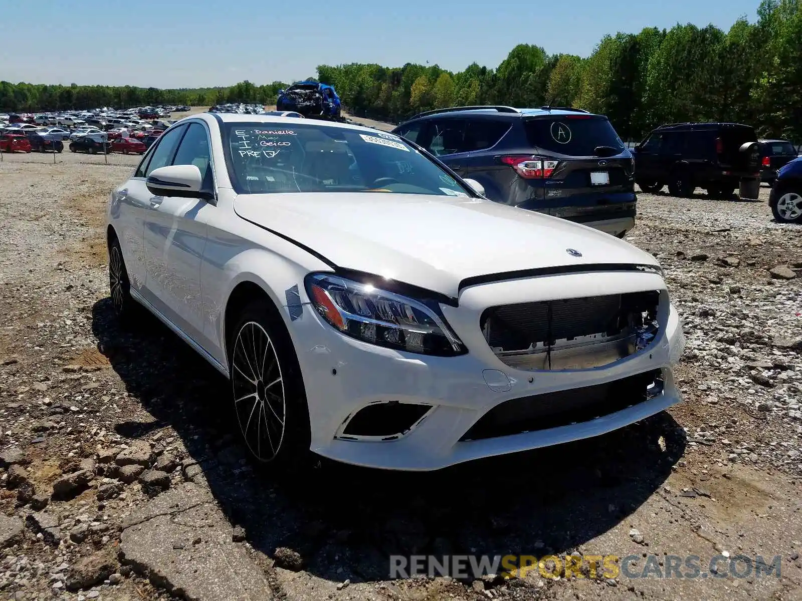 1 Photograph of a damaged car 55SWF8DB3LU329573 MERCEDES-BENZ C CLASS 2020