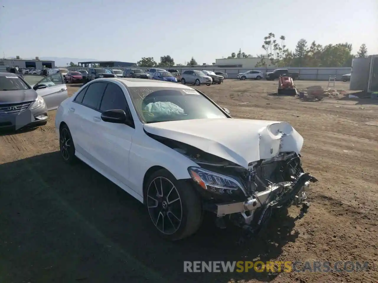 1 Photograph of a damaged car 55SWF8DB3LU329931 MERCEDES-BENZ C-CLASS 2020