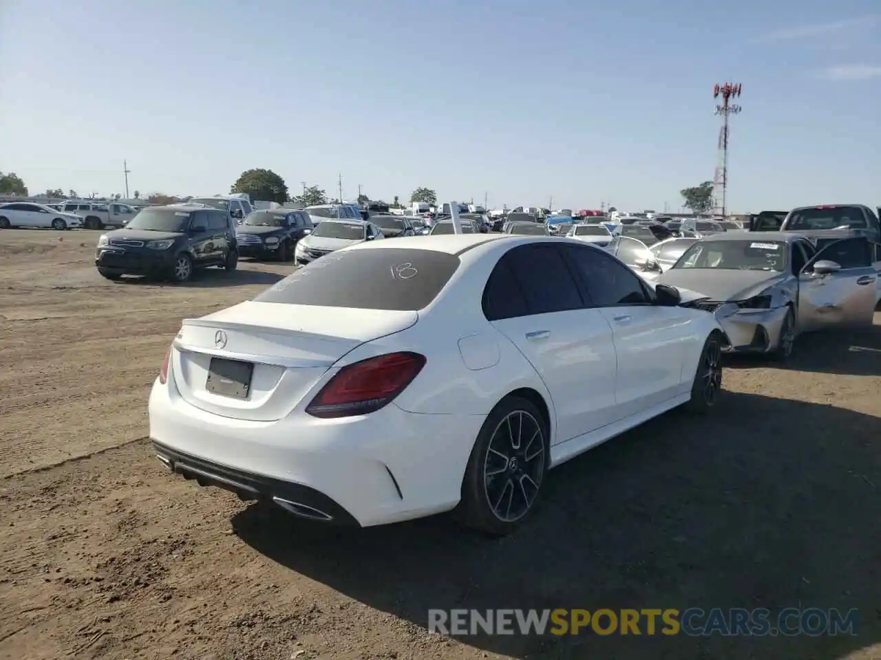 4 Photograph of a damaged car 55SWF8DB3LU329931 MERCEDES-BENZ C-CLASS 2020