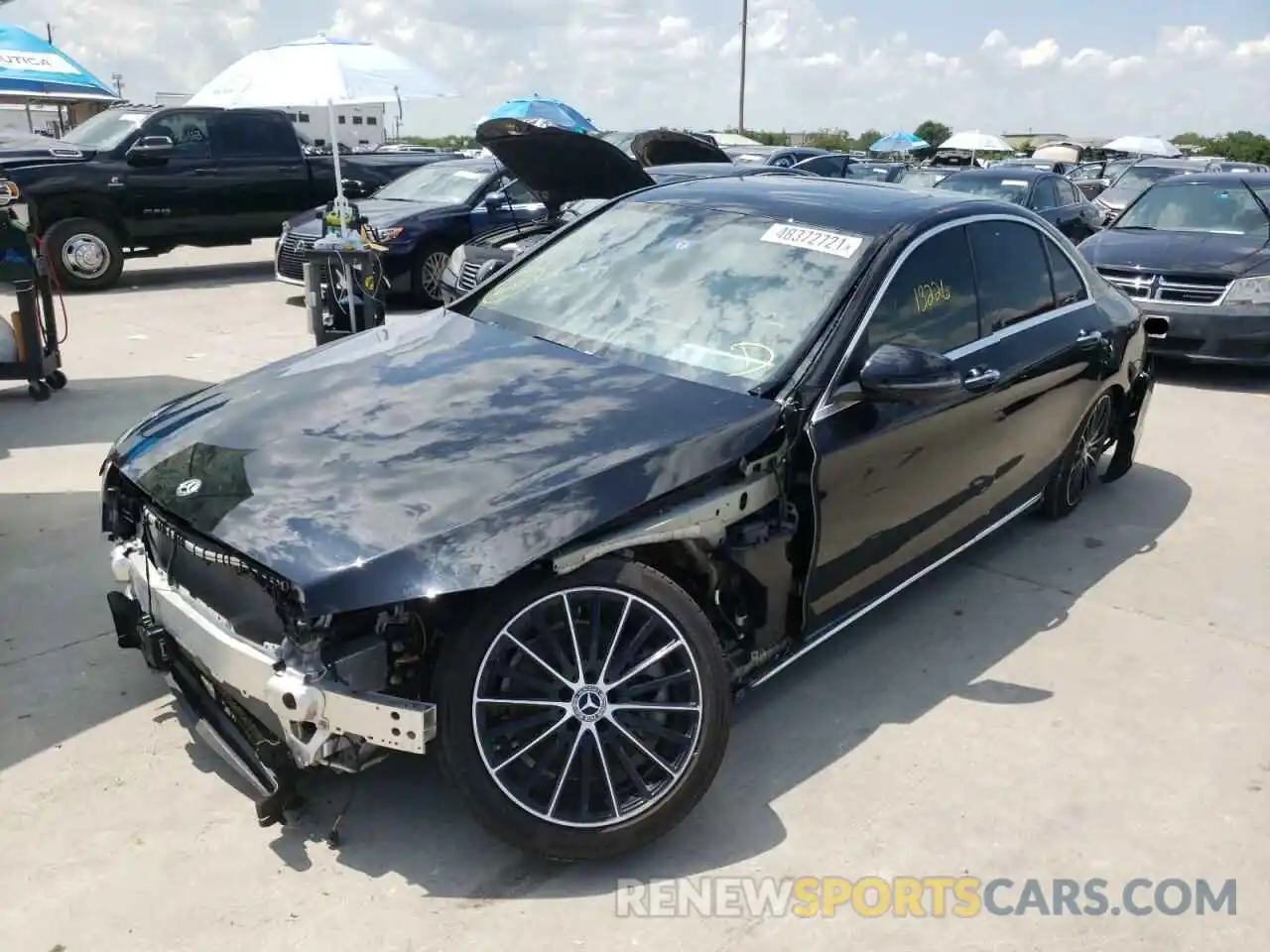 2 Photograph of a damaged car 55SWF8DB4LU323412 MERCEDES-BENZ C-CLASS 2020