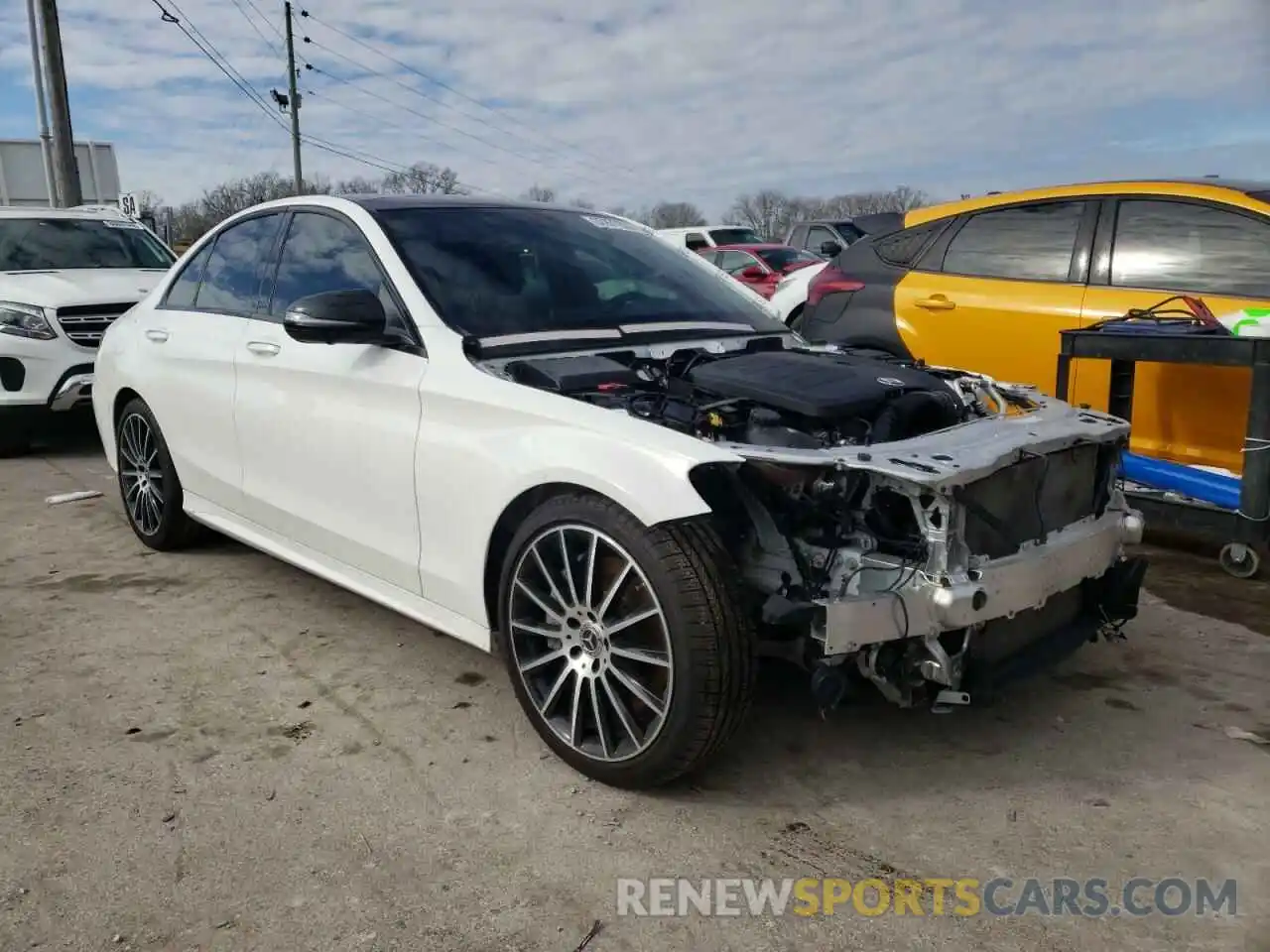 1 Photograph of a damaged car 55SWF8DB4LU325306 MERCEDES-BENZ C-CLASS 2020