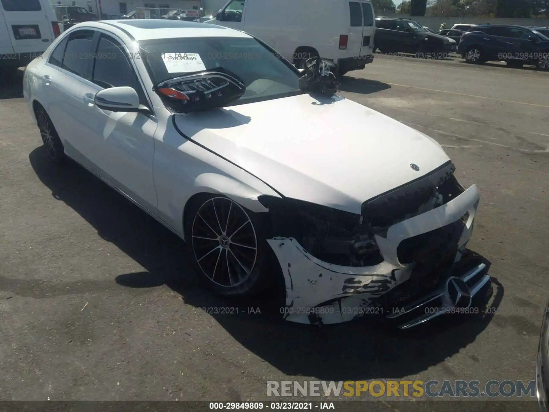 1 Photograph of a damaged car 55SWF8DB5LU323337 MERCEDES-BENZ C-CLASS 2020