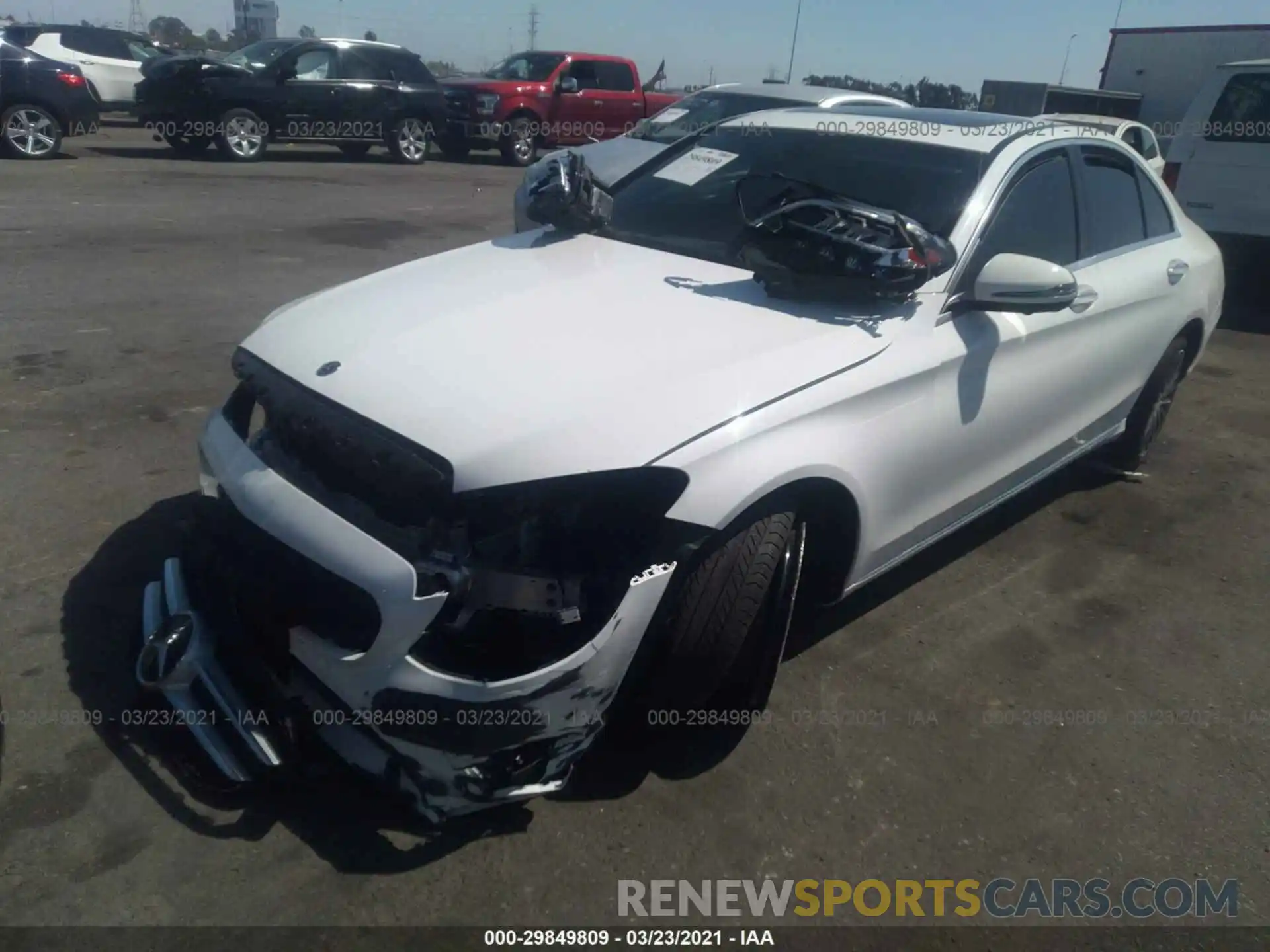 2 Photograph of a damaged car 55SWF8DB5LU323337 MERCEDES-BENZ C-CLASS 2020