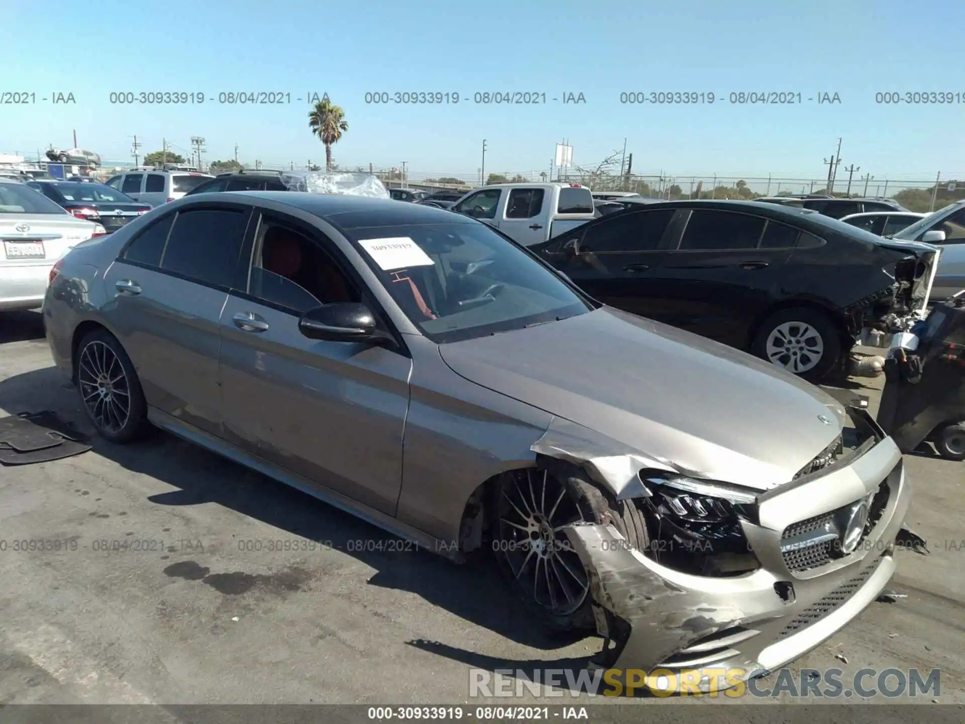 1 Photograph of a damaged car 55SWF8DB5LU323998 MERCEDES-BENZ C-CLASS 2020