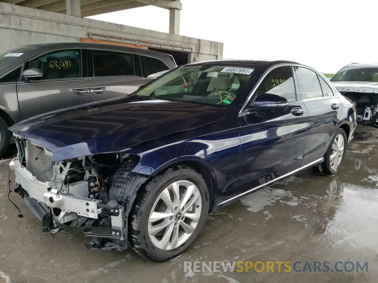 2 Photograph of a damaged car 55SWF8DB5LU324309 MERCEDES-BENZ C-CLASS 2020