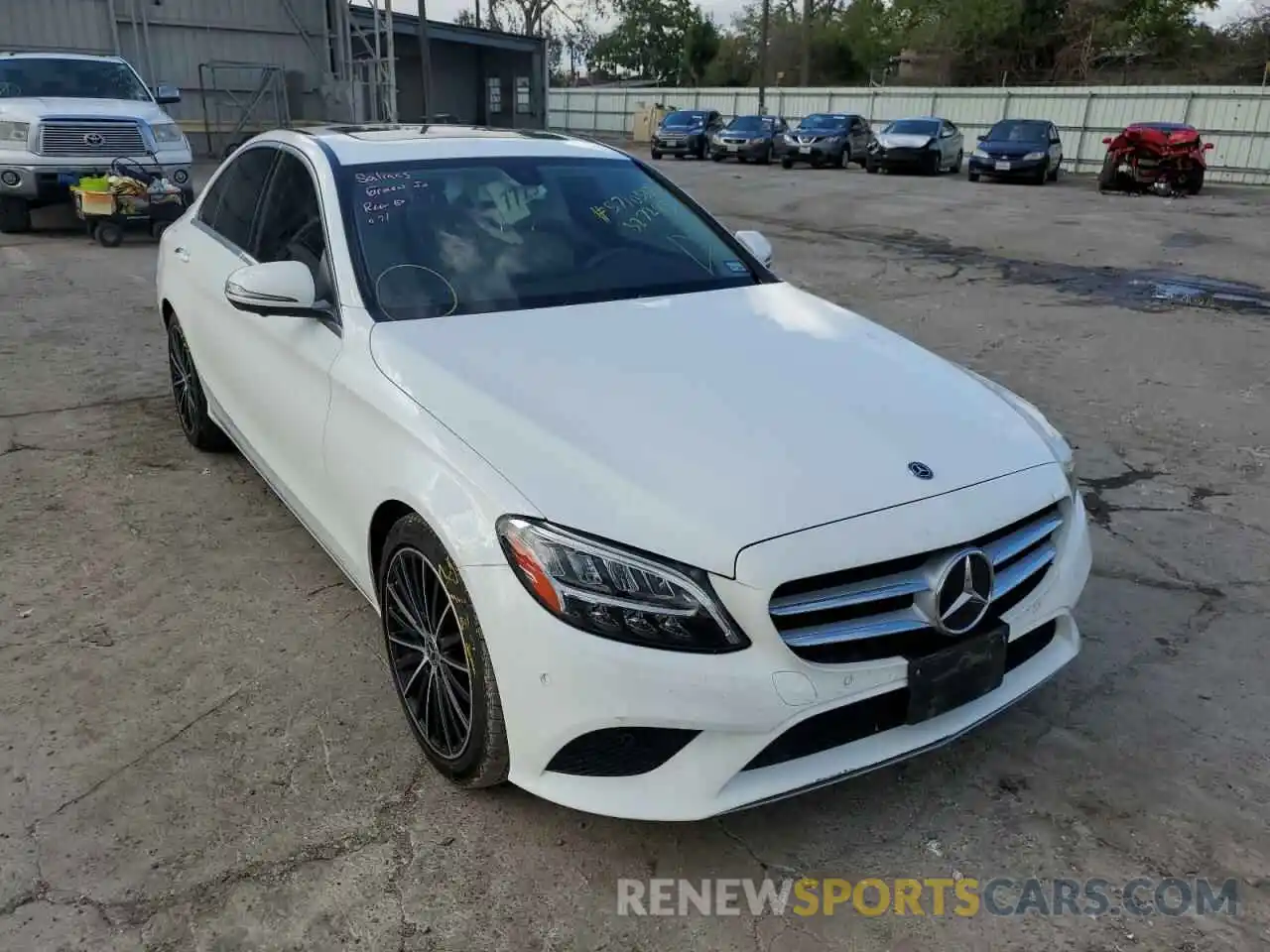 1 Photograph of a damaged car 55SWF8DB5LU327243 MERCEDES-BENZ C-CLASS 2020