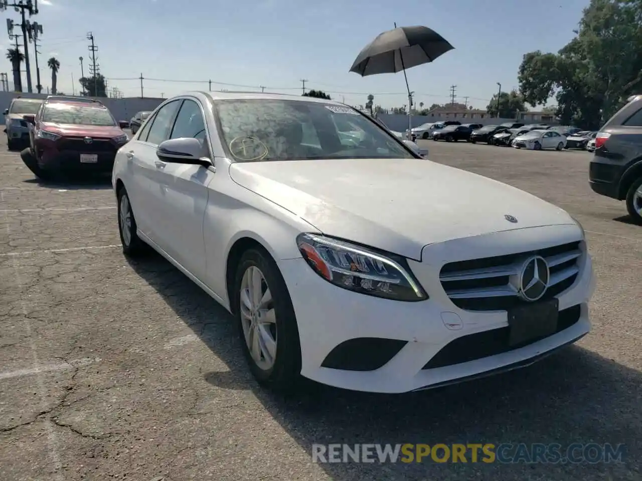 1 Photograph of a damaged car 55SWF8DB6LU323718 MERCEDES-BENZ C-CLASS 2020