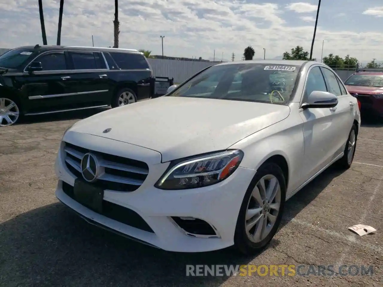 2 Photograph of a damaged car 55SWF8DB6LU323718 MERCEDES-BENZ C-CLASS 2020